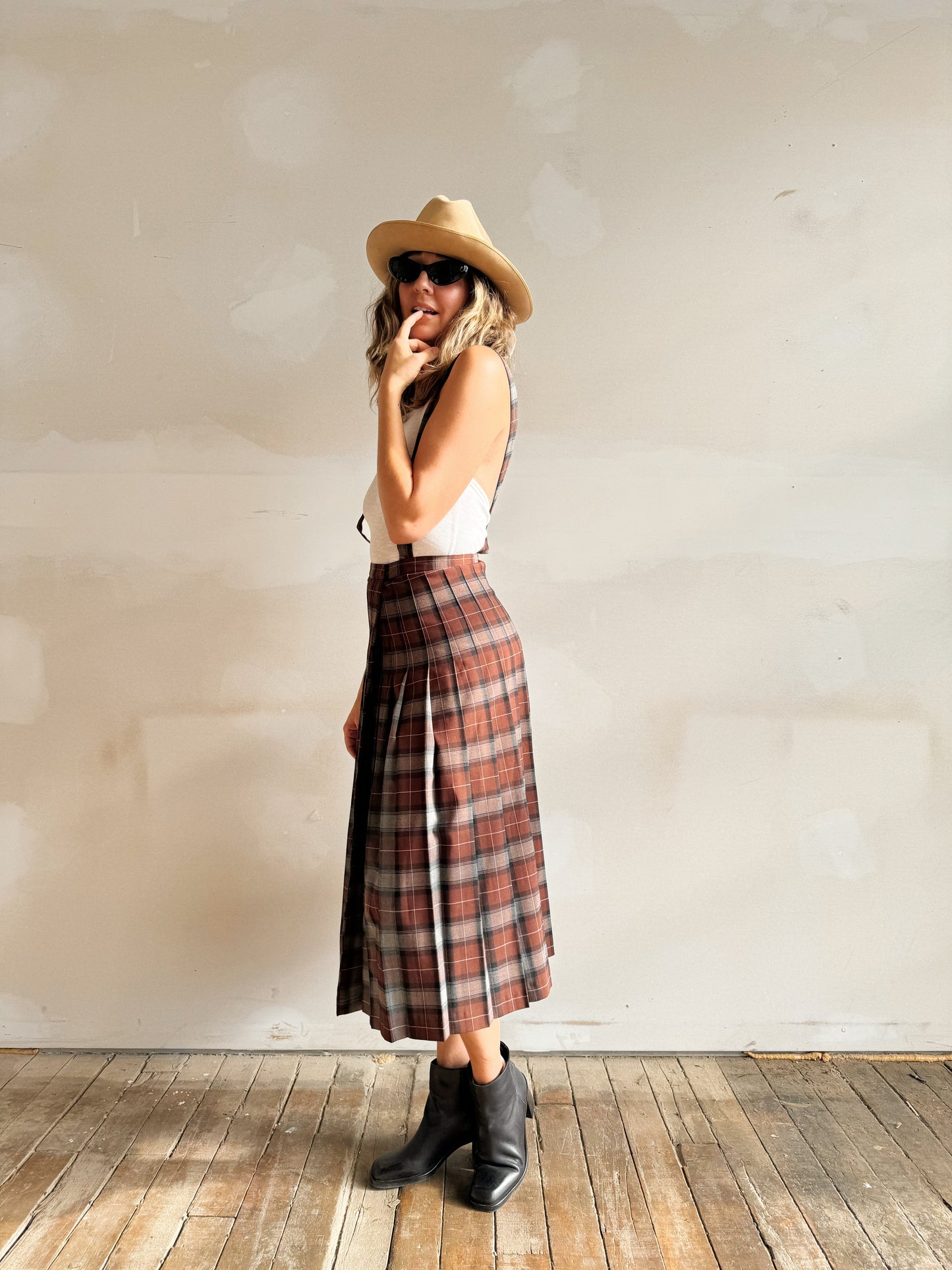 Pleated Skirt Dress (XS)