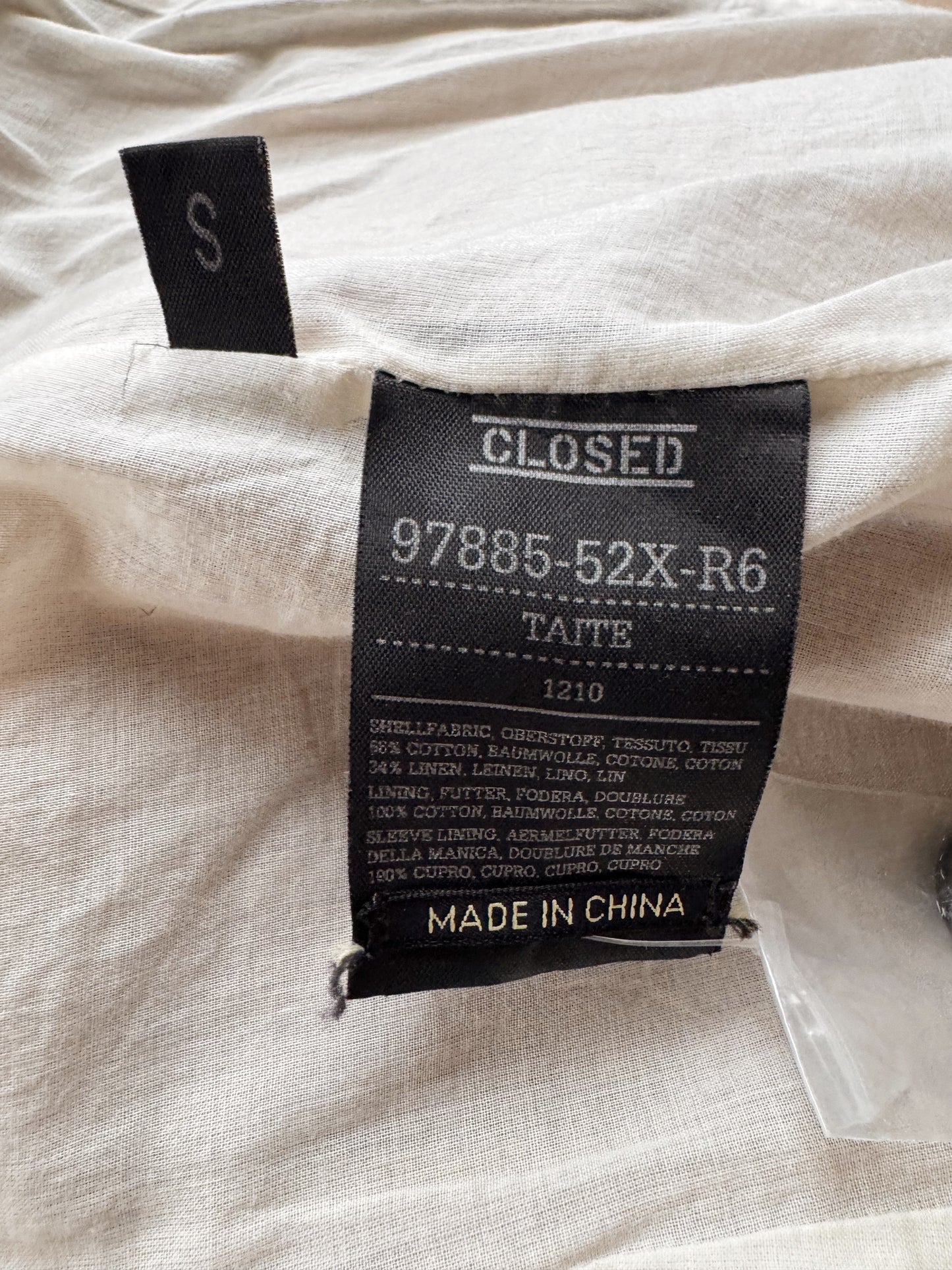 Camel Ruched Sleeve Blazer (S)