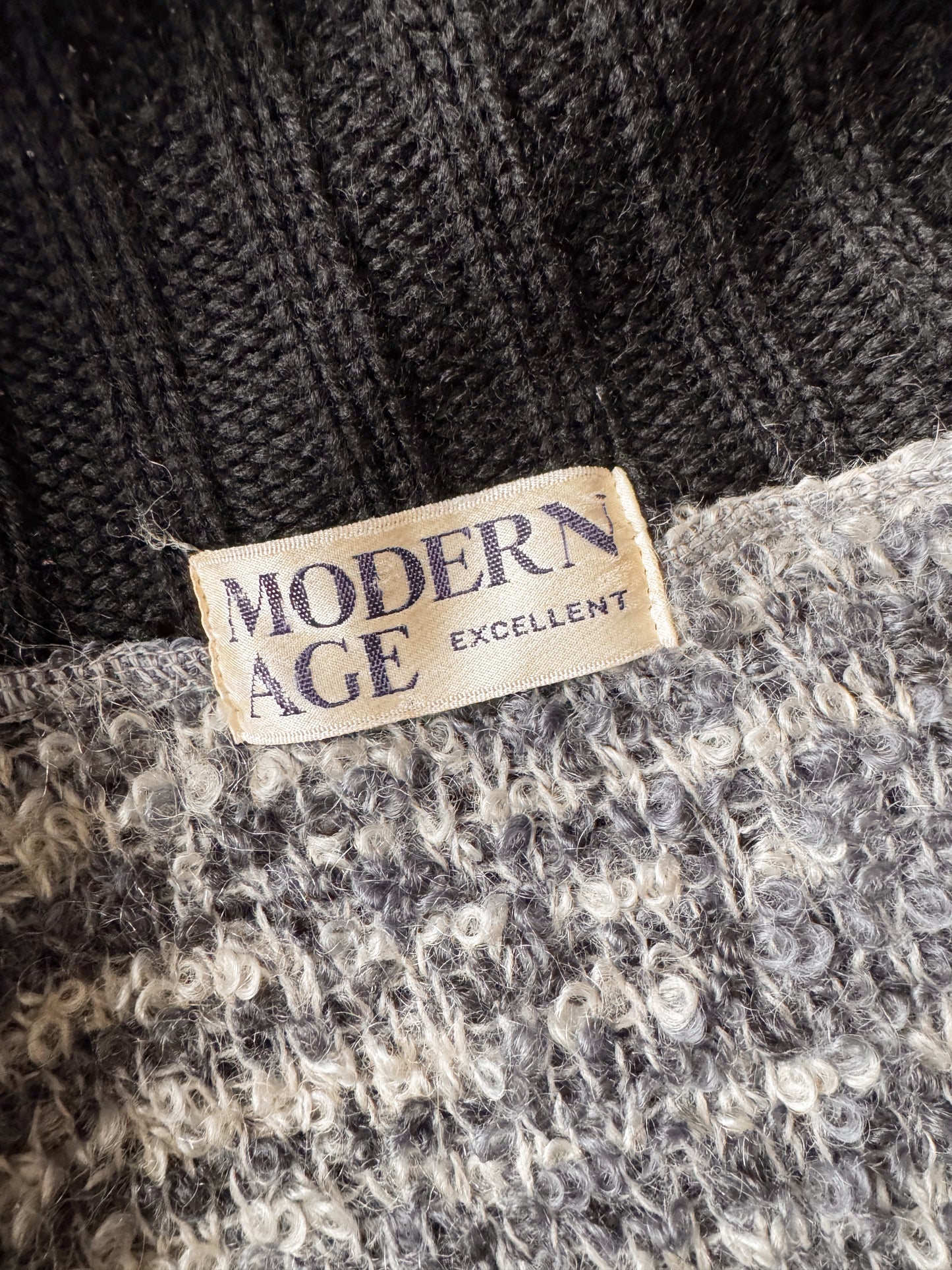 60s Mohair Melange Cardigan (M)