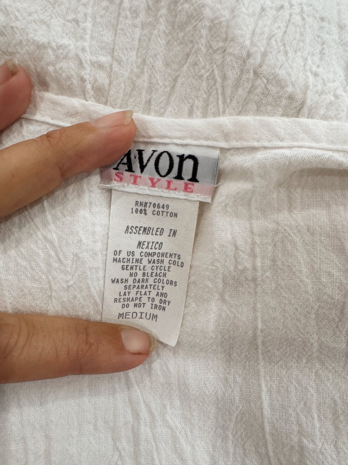 80s Dropwaist Gauze Romper (M)