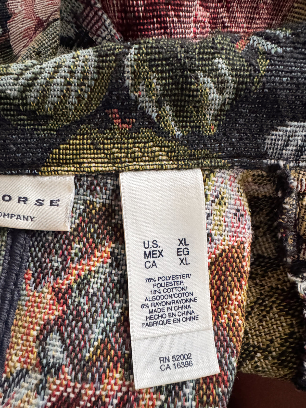 Floral Tapestry 90s Jacket (XL)