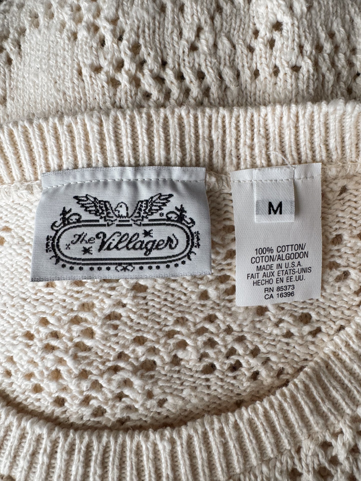 90s Villager Knit Sweater (M)