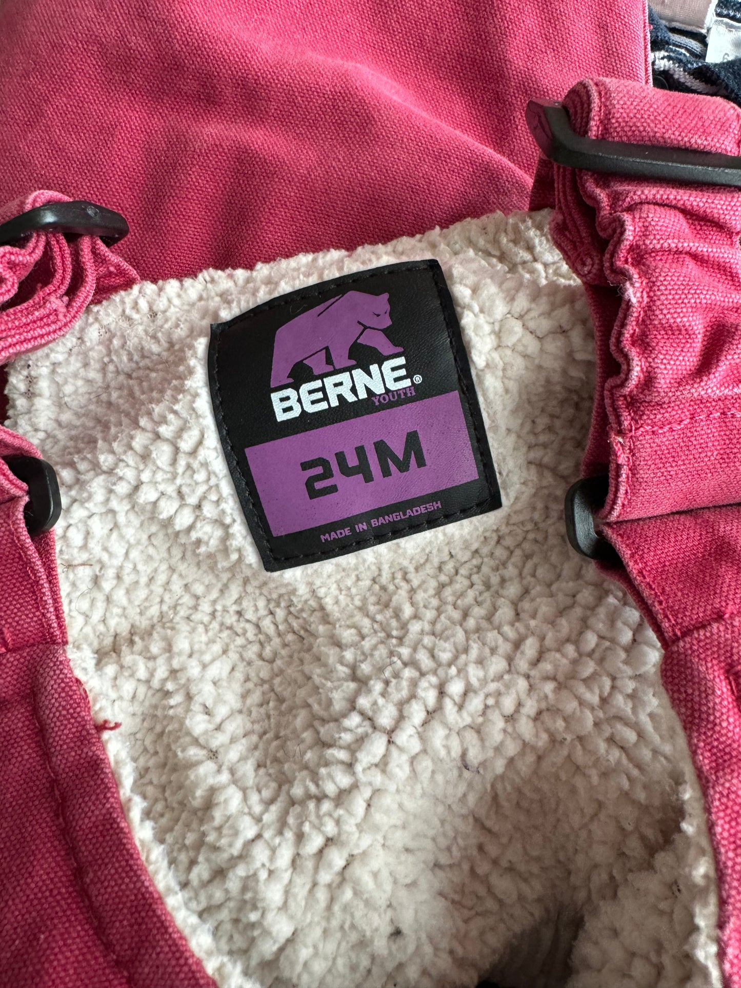 Berne Canvas and Sherpa Cold Weather Overalls (24mos)