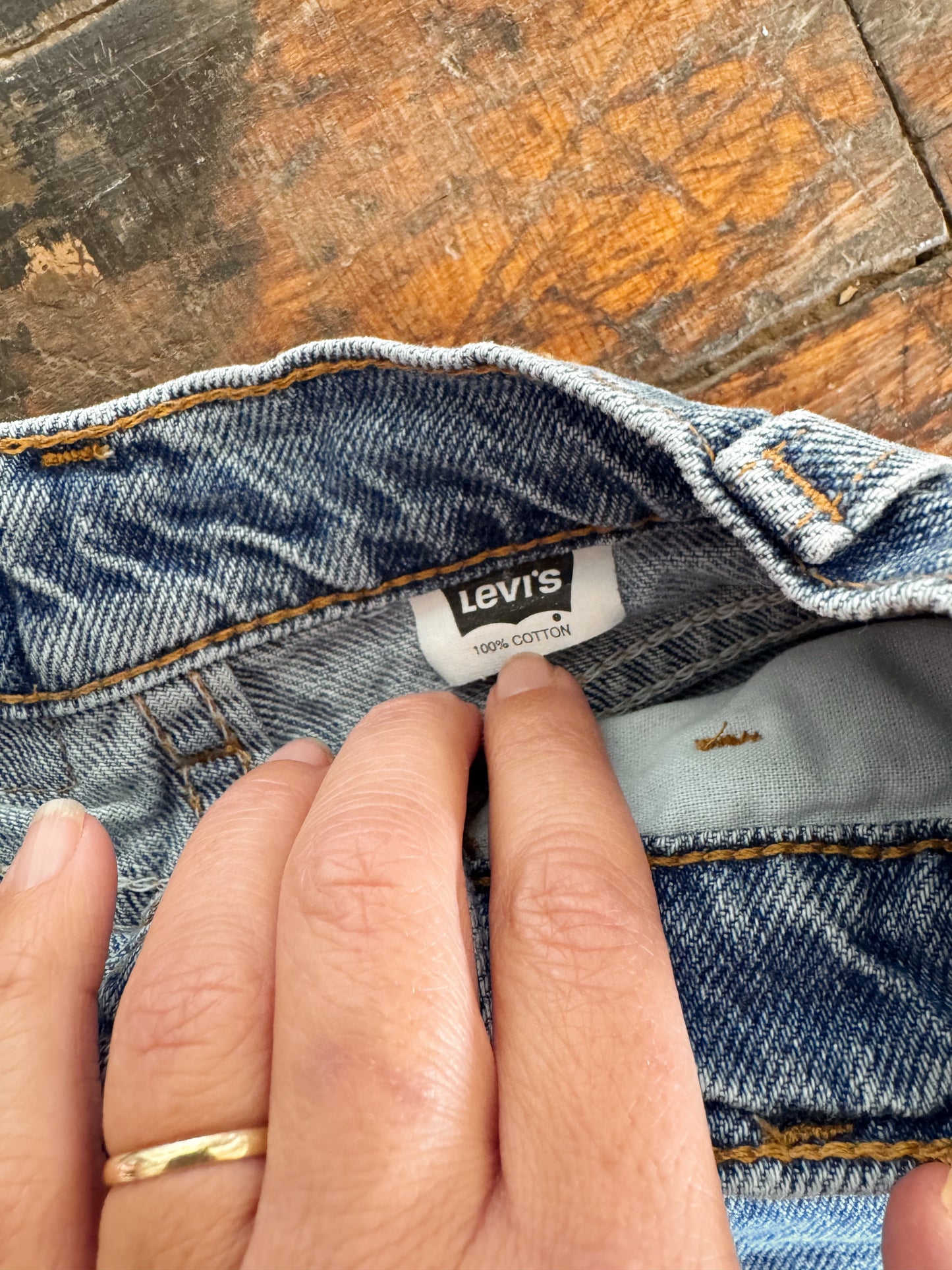 Levi's Orange Tab Denim Shorts (3T)