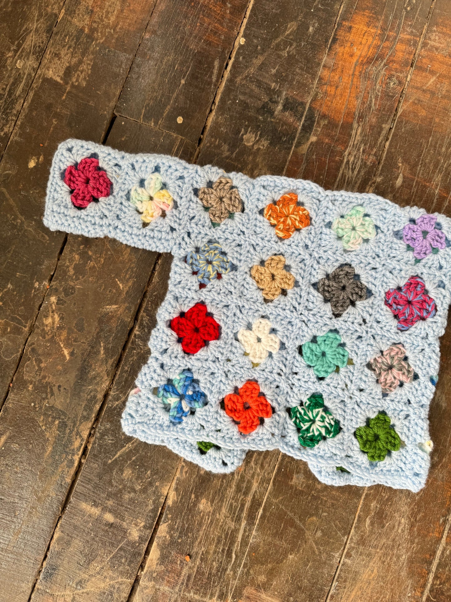 Afghan Hand-Knit Cardigan (3mths)