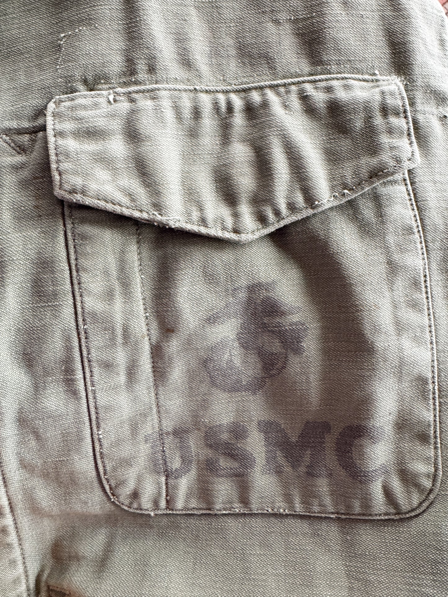 USMC Military Khaki Jacket (Mens L)