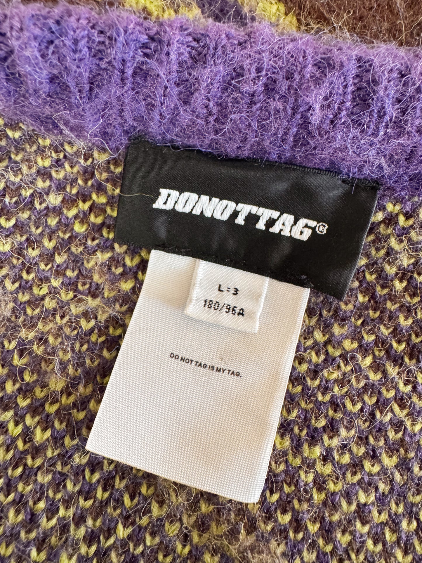 Contemporary Colorblock Zebra Cropped Cardigan (S)