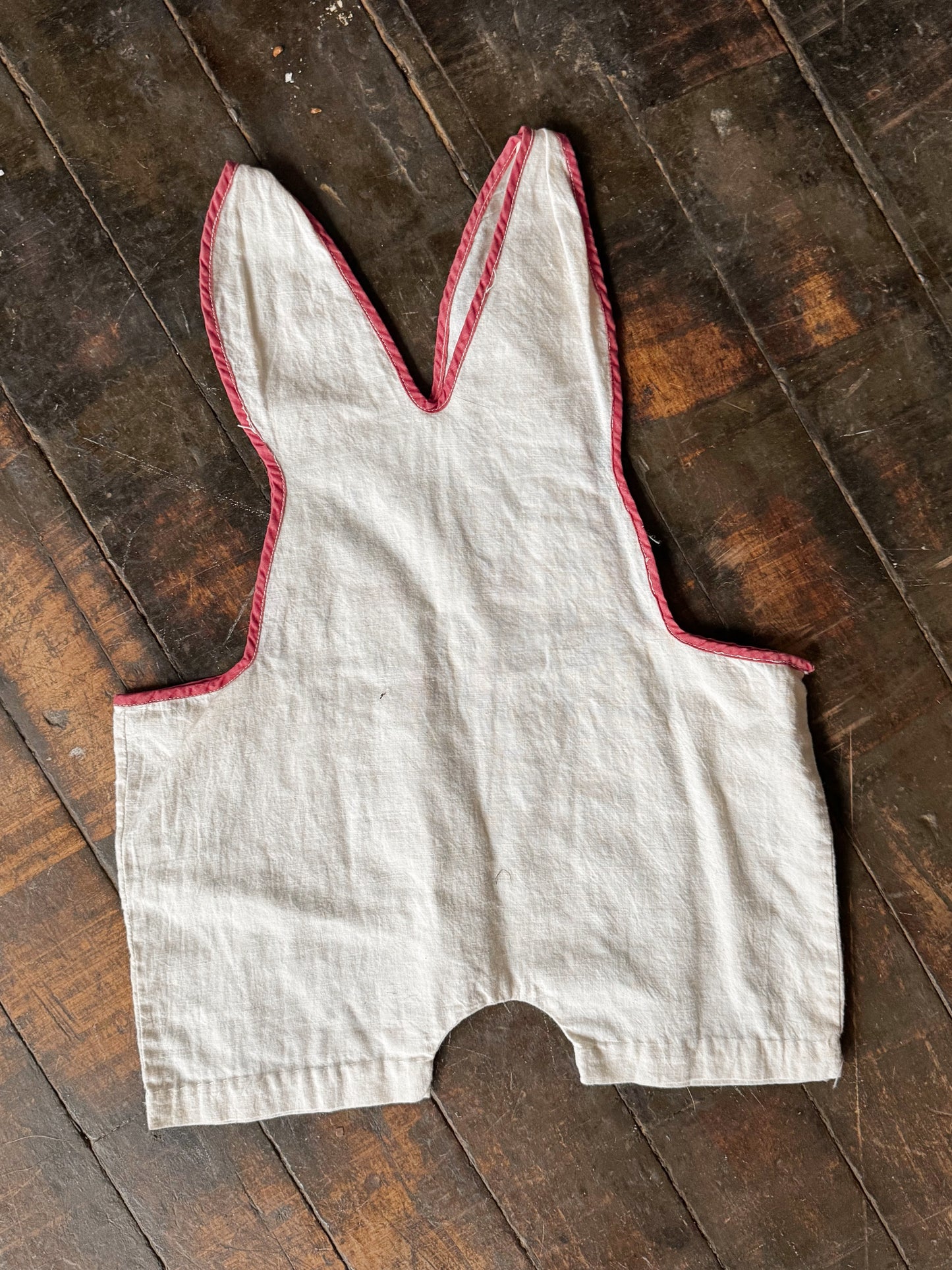 1940s Bunny Cotton Romper (12mths)