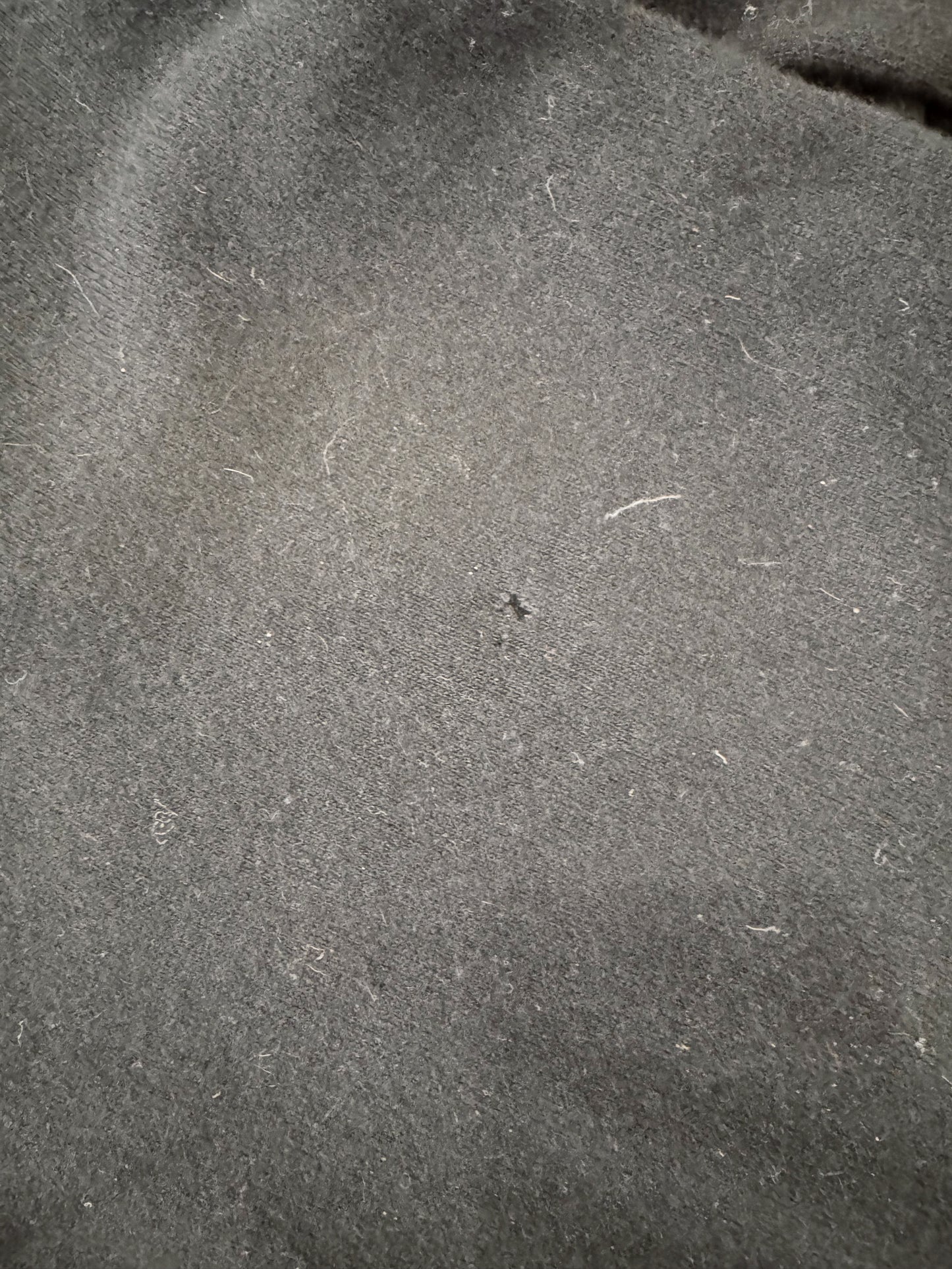 Ruffle Neck Wool Black Sweater (S)