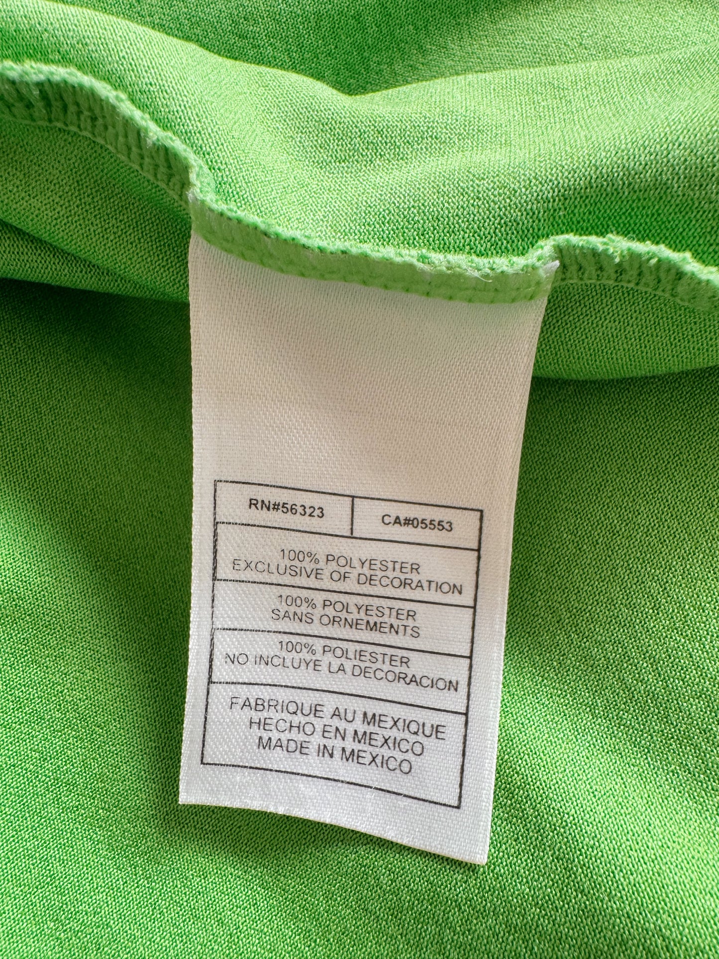 Nike Chartreuse Dry Fit Top (S)