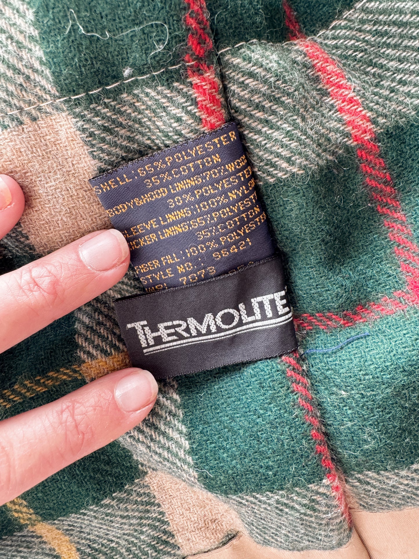 80s Fieldmaster Wool-Linned Coat (Mens M)