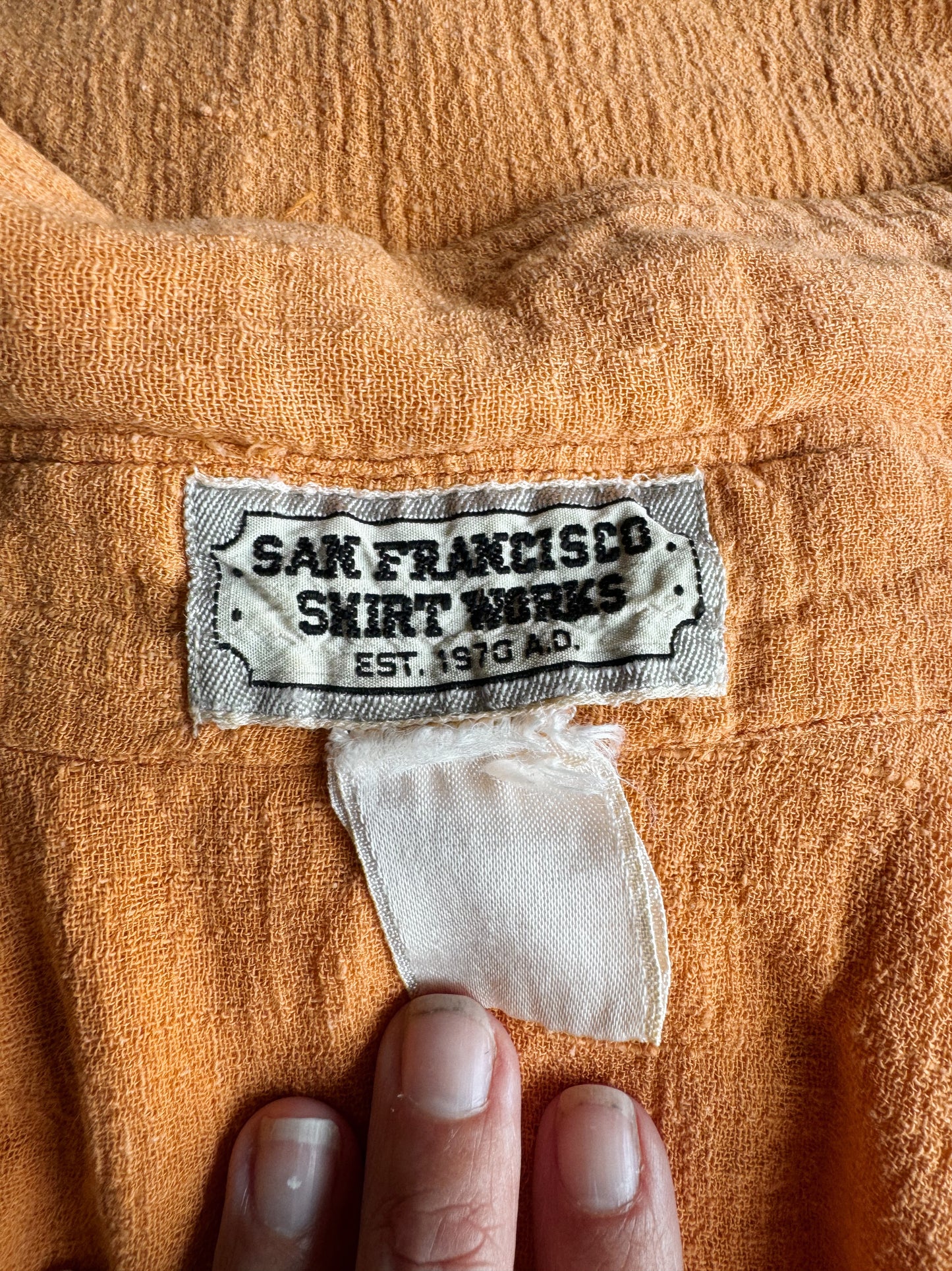 70s San Francisco Gauze Blouse (XS)