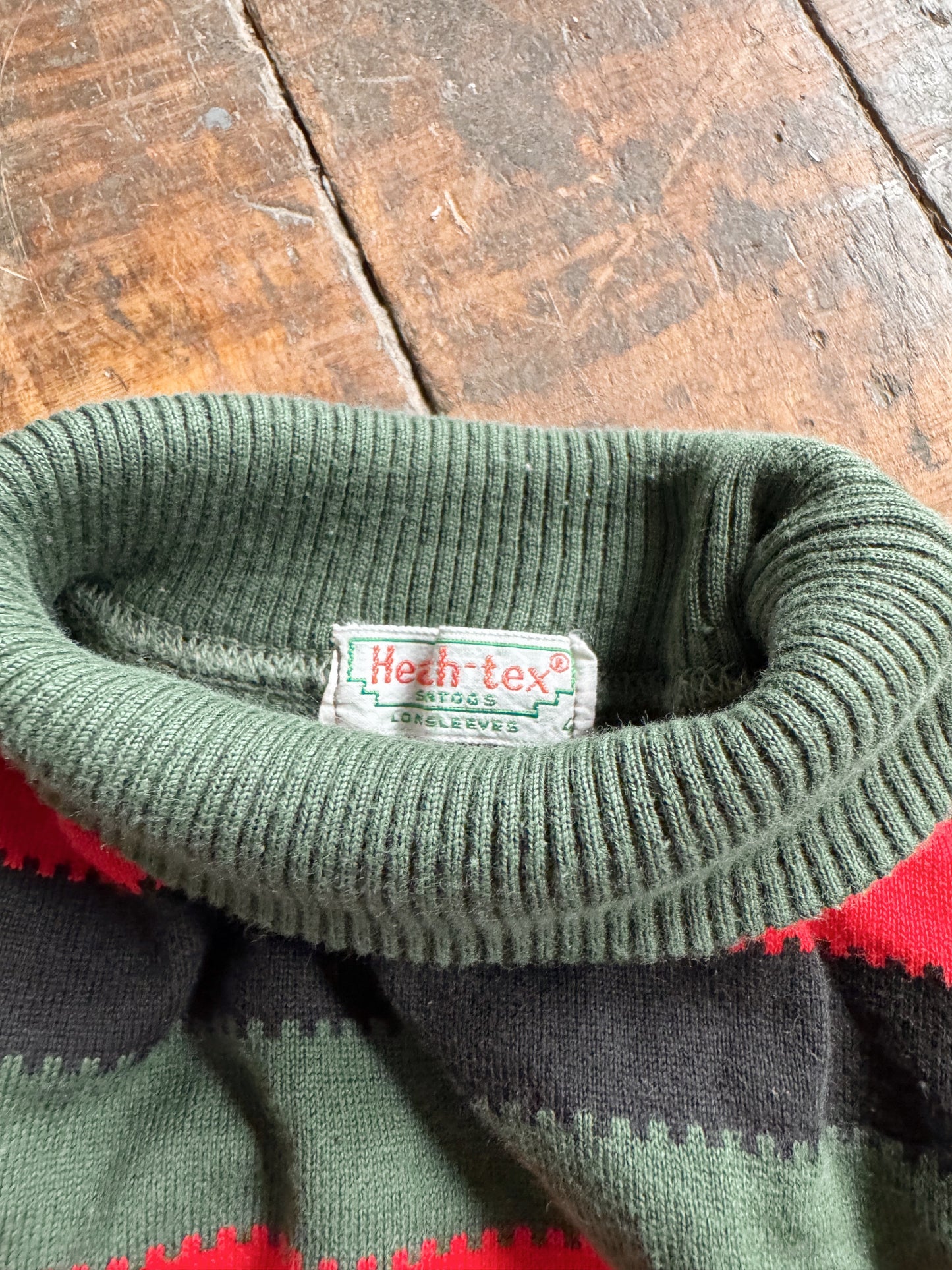 80s Striped Turtleneck (2T)