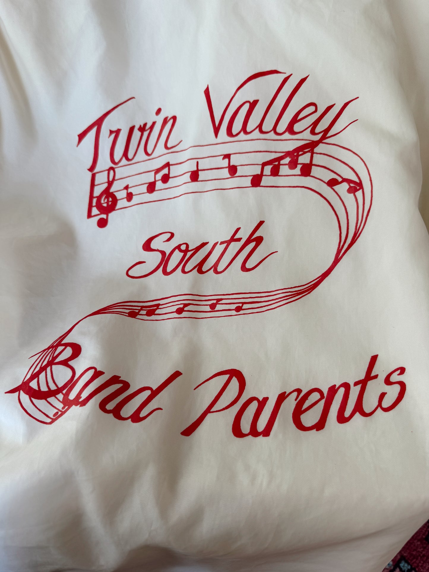 Twin Valley Band Parent Nylon "Bev' 80s Jacket (Mens S)