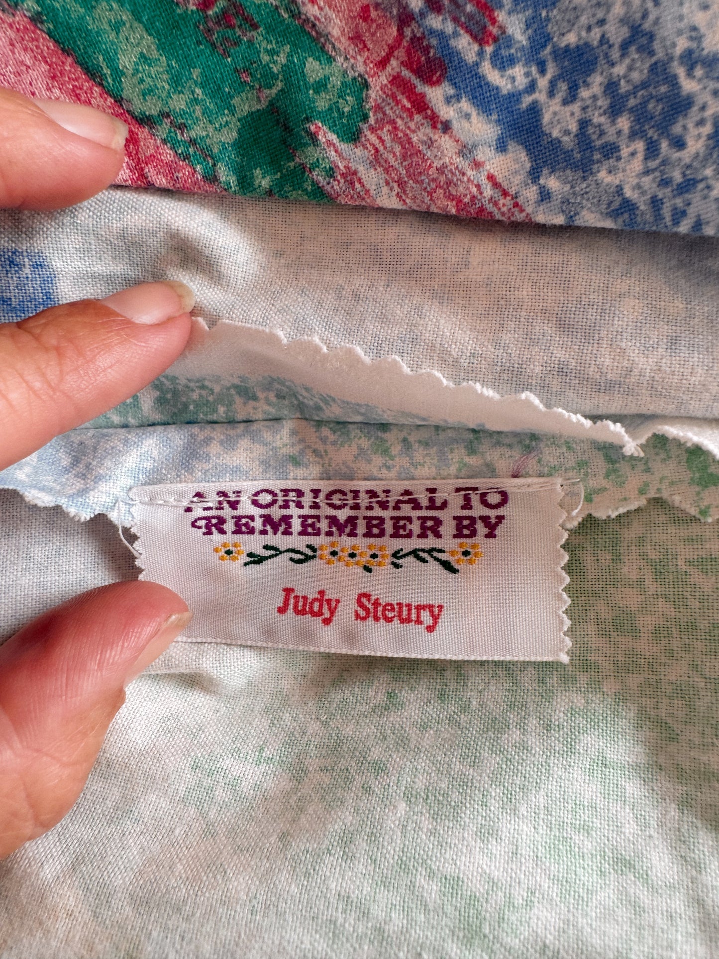 Two-Piece Handmade 90s Evening Dress (M)