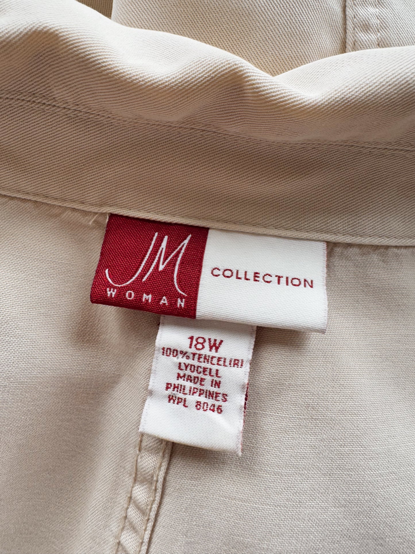 Soft Khaki Lightweight Pocket Jacket (XL)