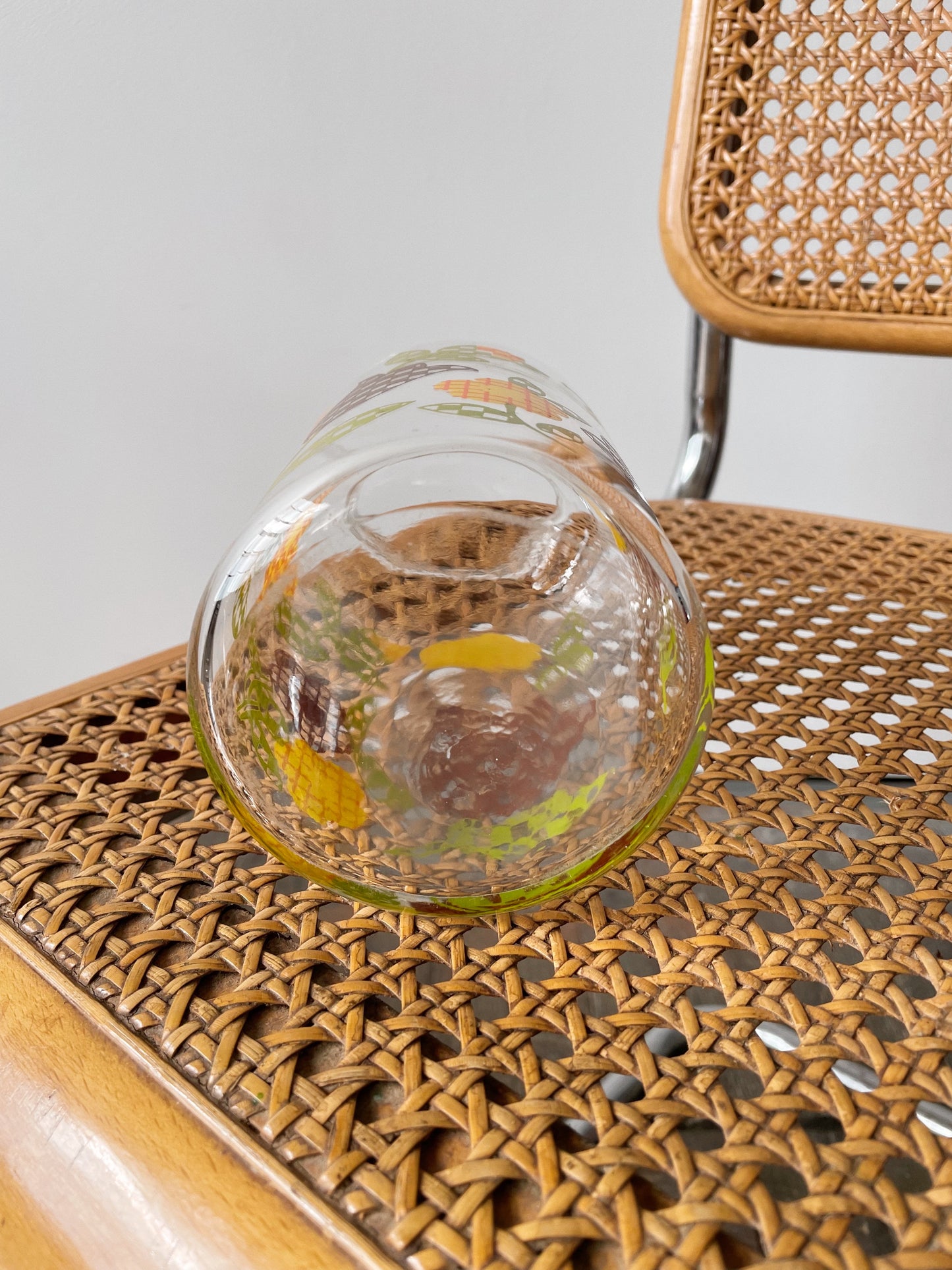 Flower Checkered 8” Canister