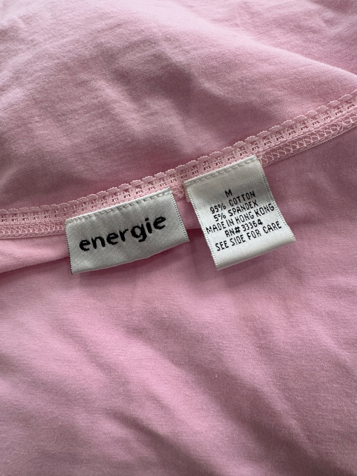 Y2K Pink Cap Sleeve Top (S)