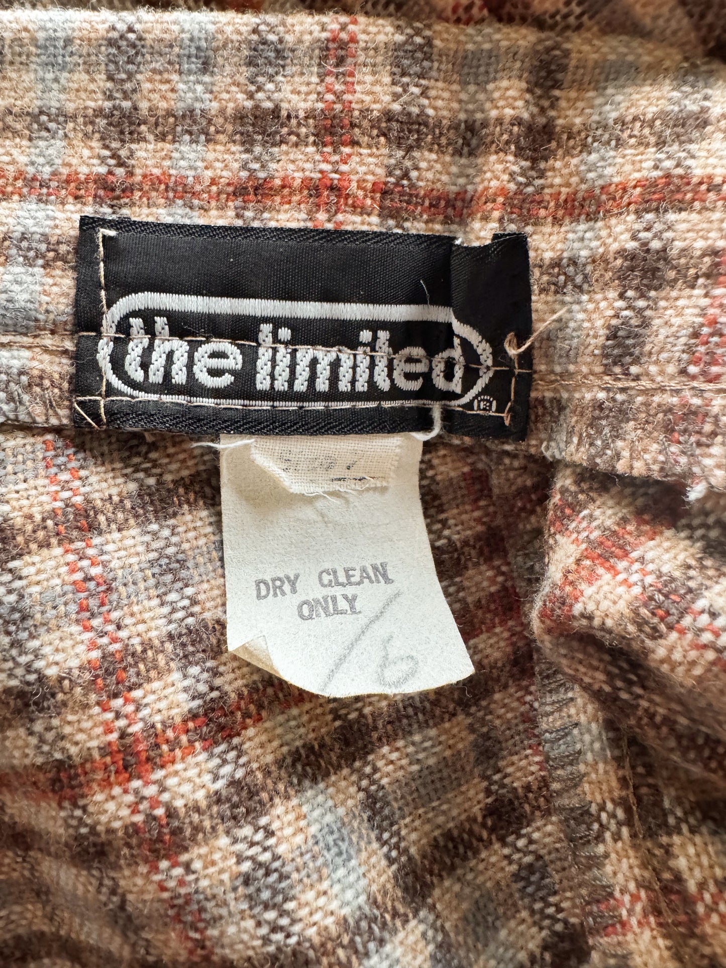 80s The Limited Wool Circle Midi Skirt (XS)