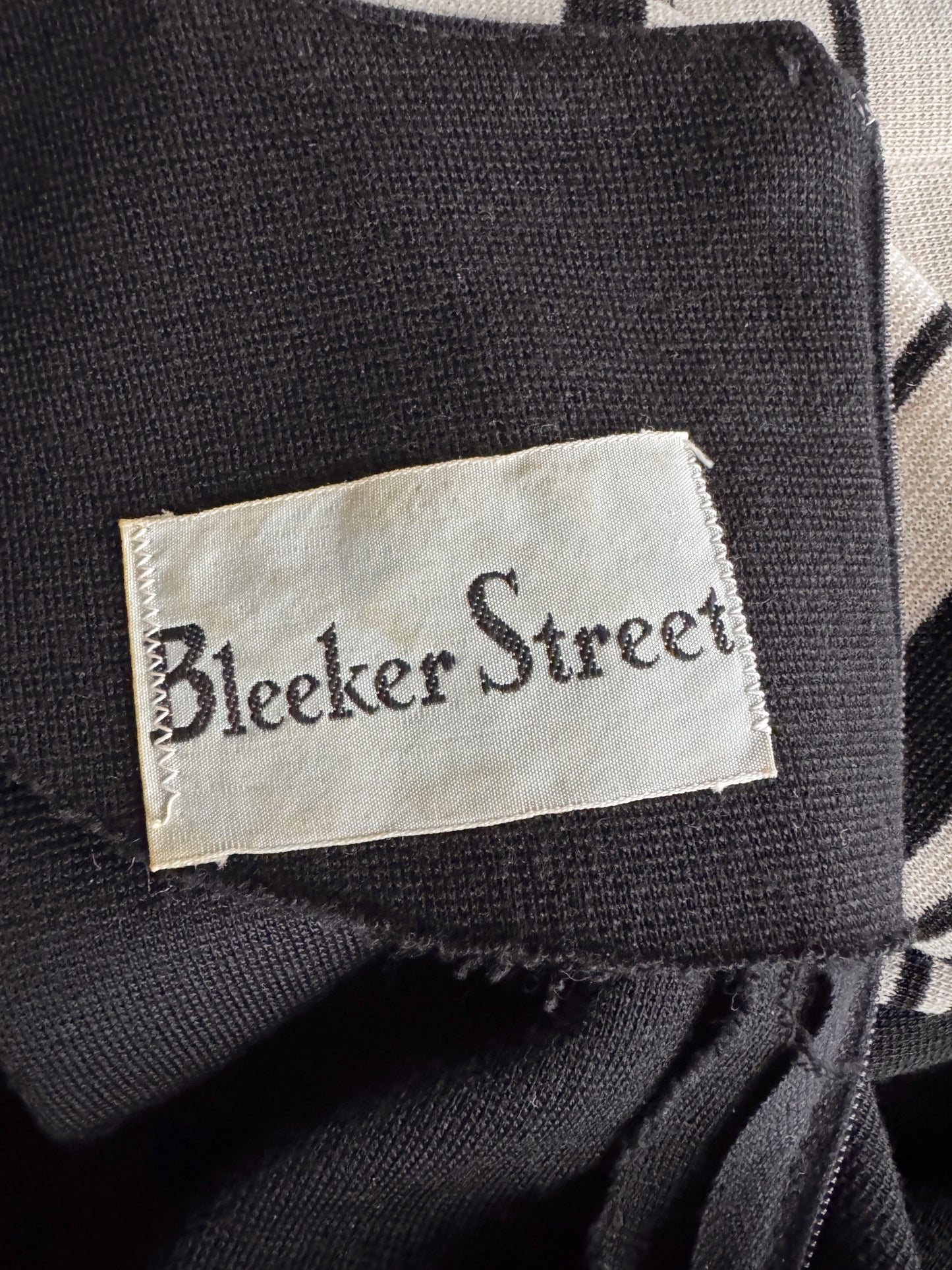 Bleeker Street 60s Striped Sleeve Mini Dress (S)