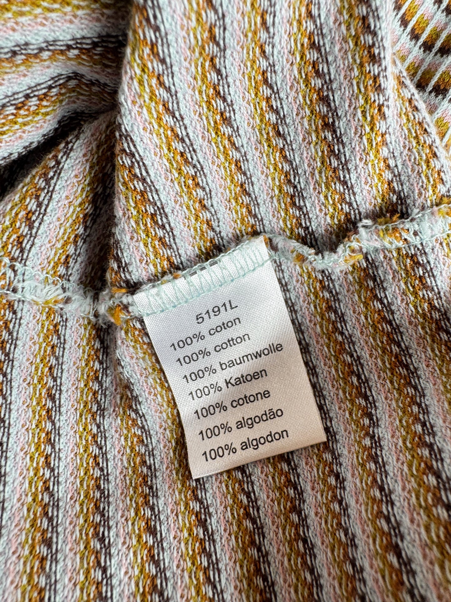 70s-Inspired Knit Polo (XL)