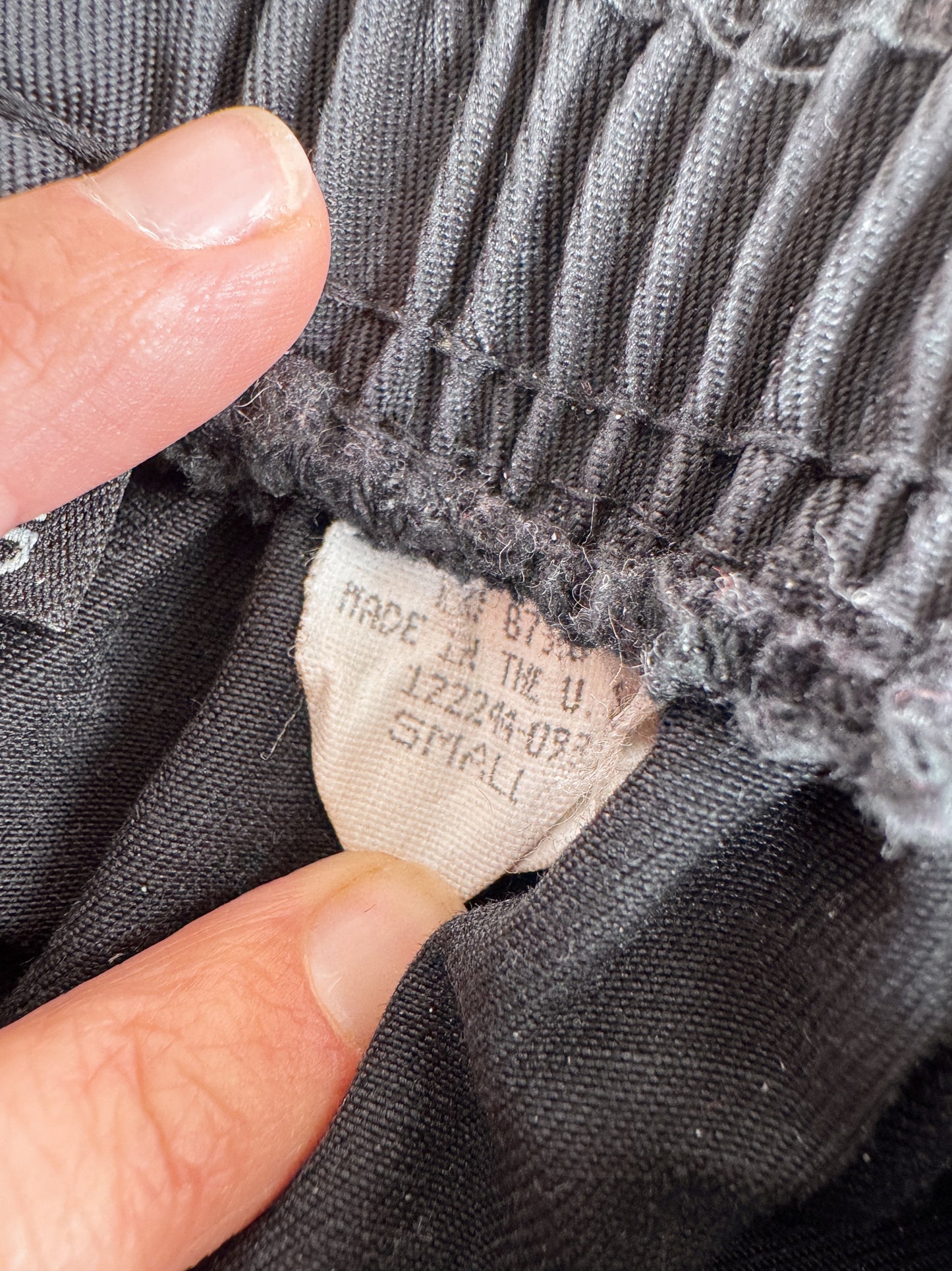 90s Black and White Stripe Trouser Pant (XS)