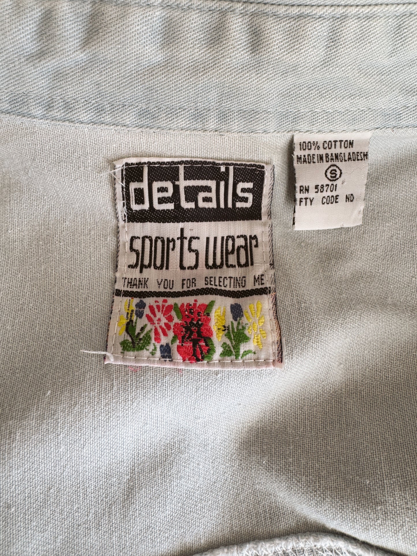 Lightwash Denim 90s Shirt (S)