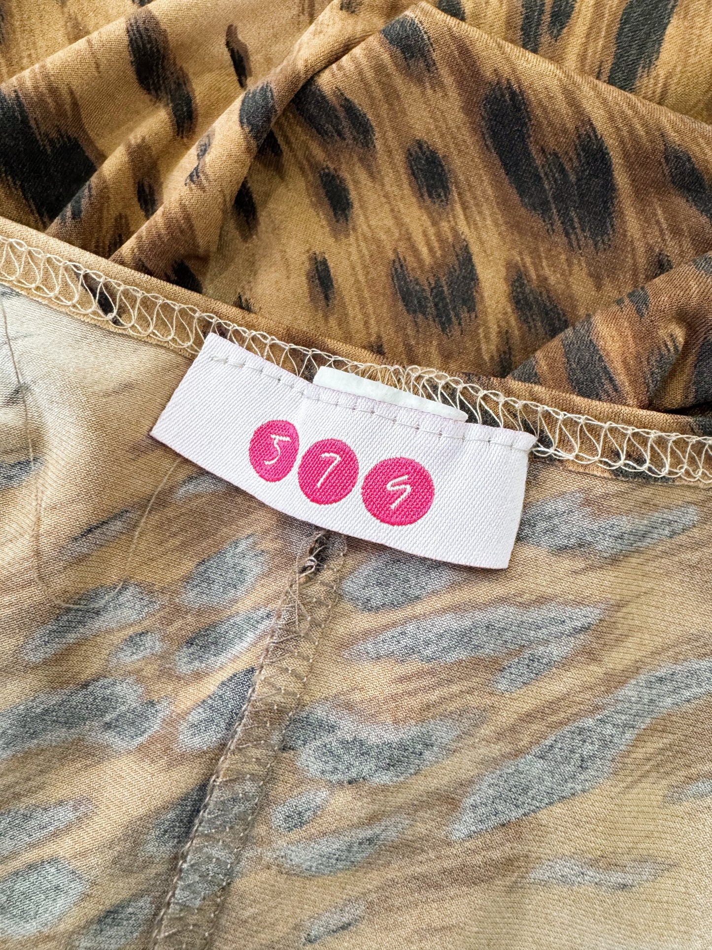 Leopard 90s Mall Dress (M)