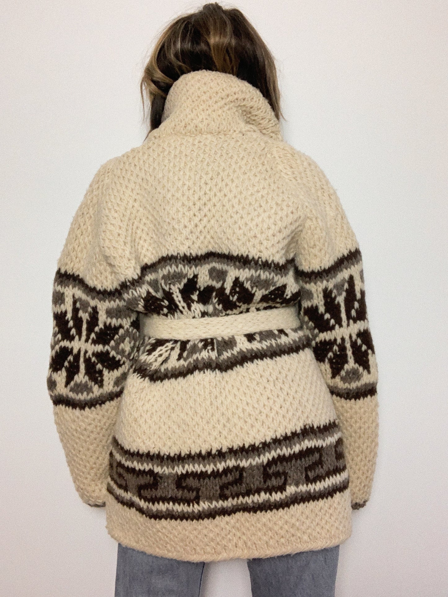 WOOL OVERSIZE CARDIGAN / OPEN SIZE