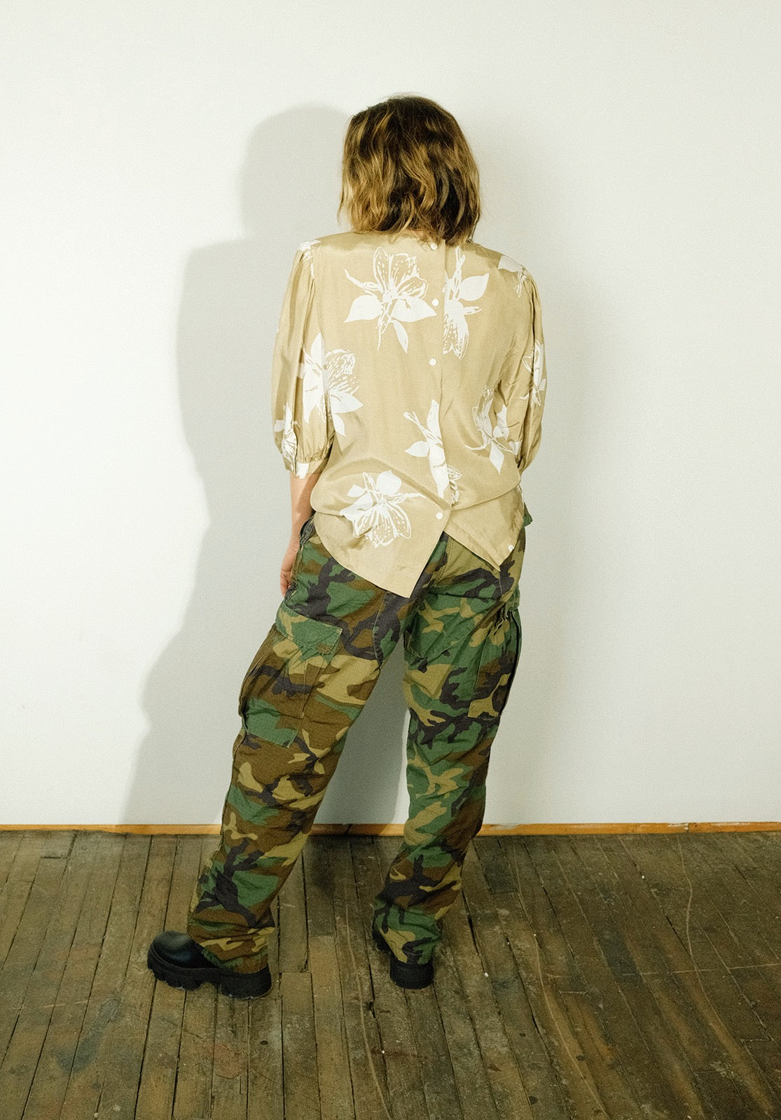 Floral Puff Sleeve Blouse