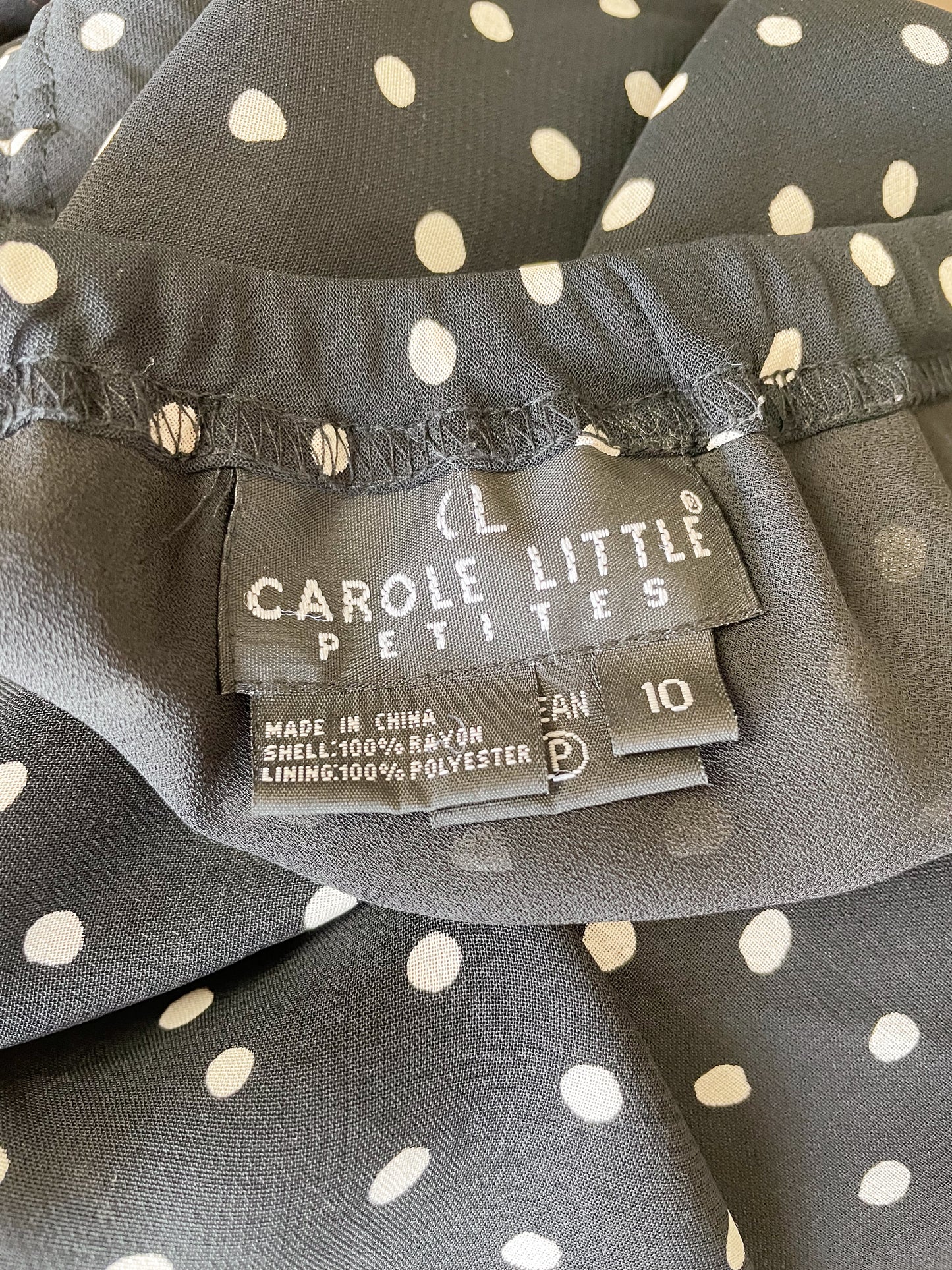 Polka Dot Midi Skirt