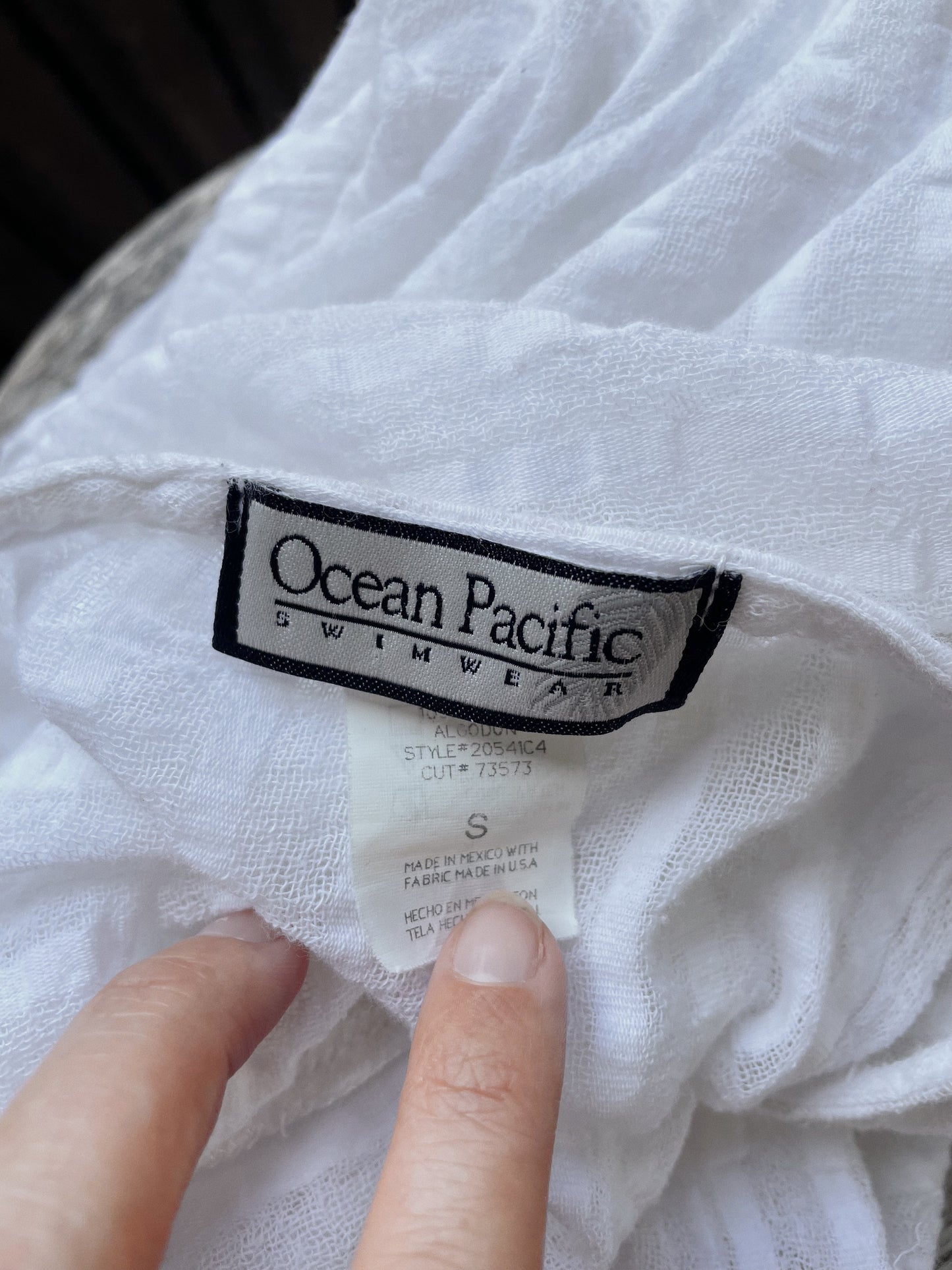 Sheer Gauze Swim Coverup