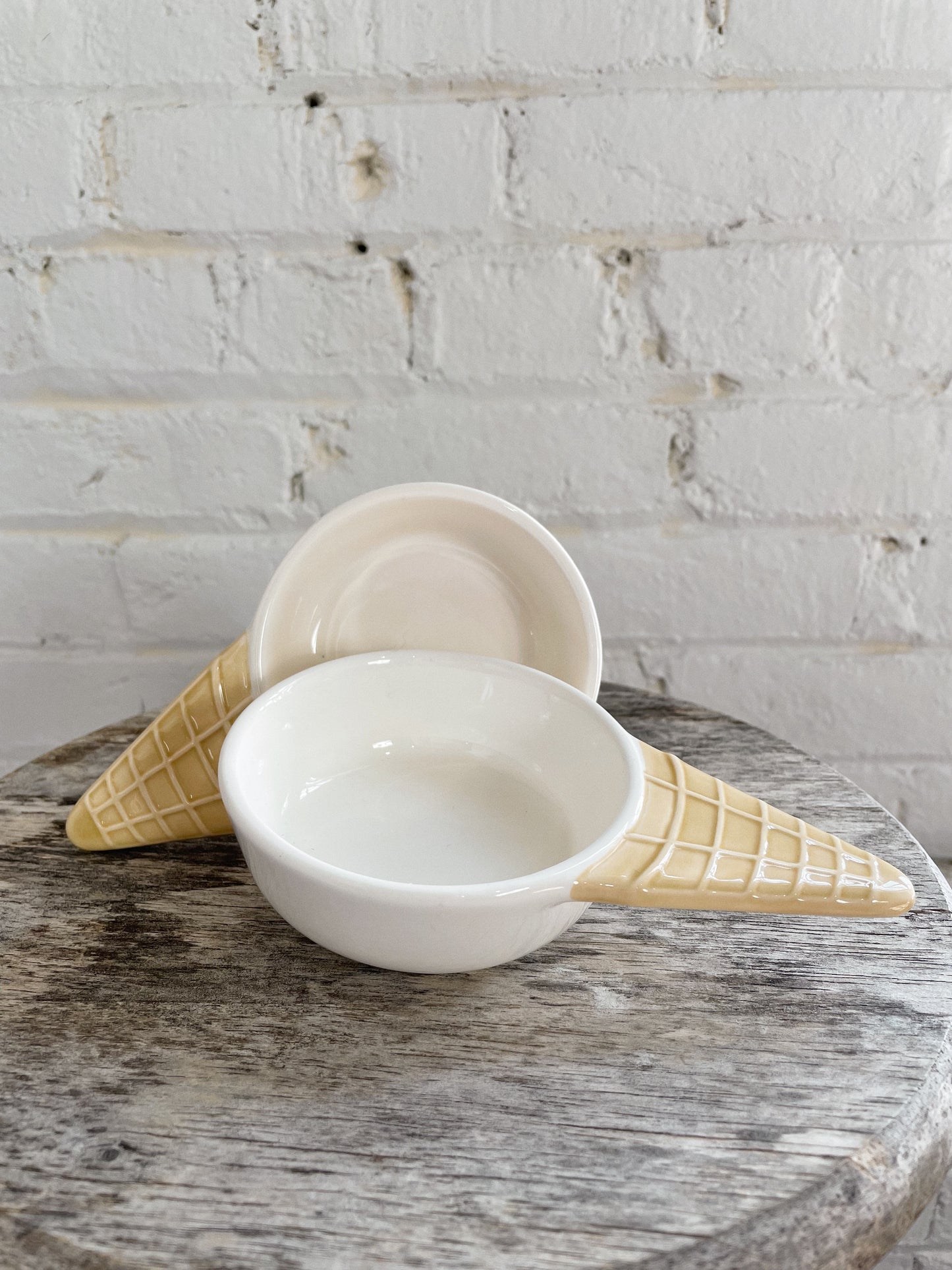 Ice Cream Cone Dishes, Set of 2