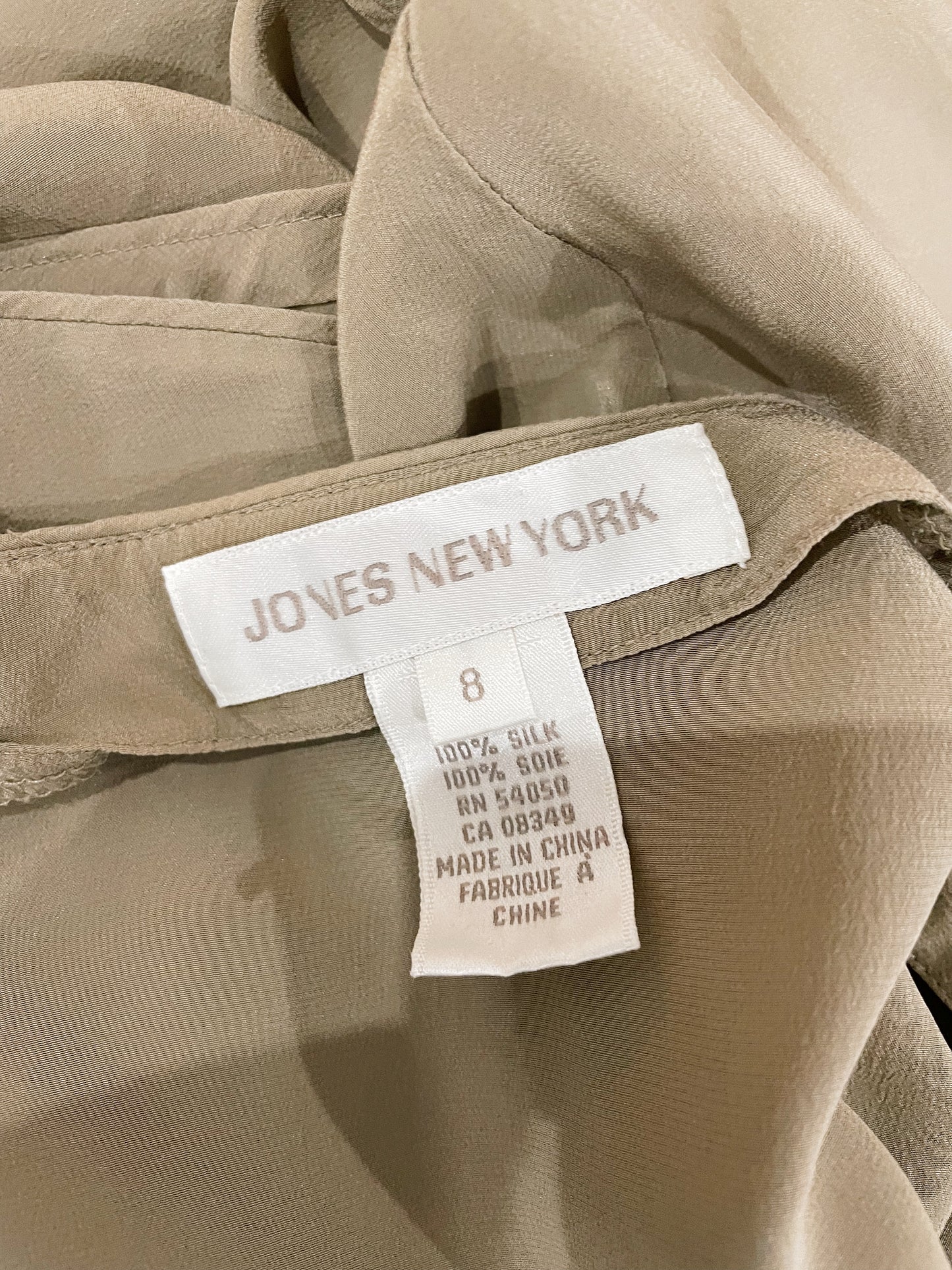 Silk Dolman Sleeve Blouse