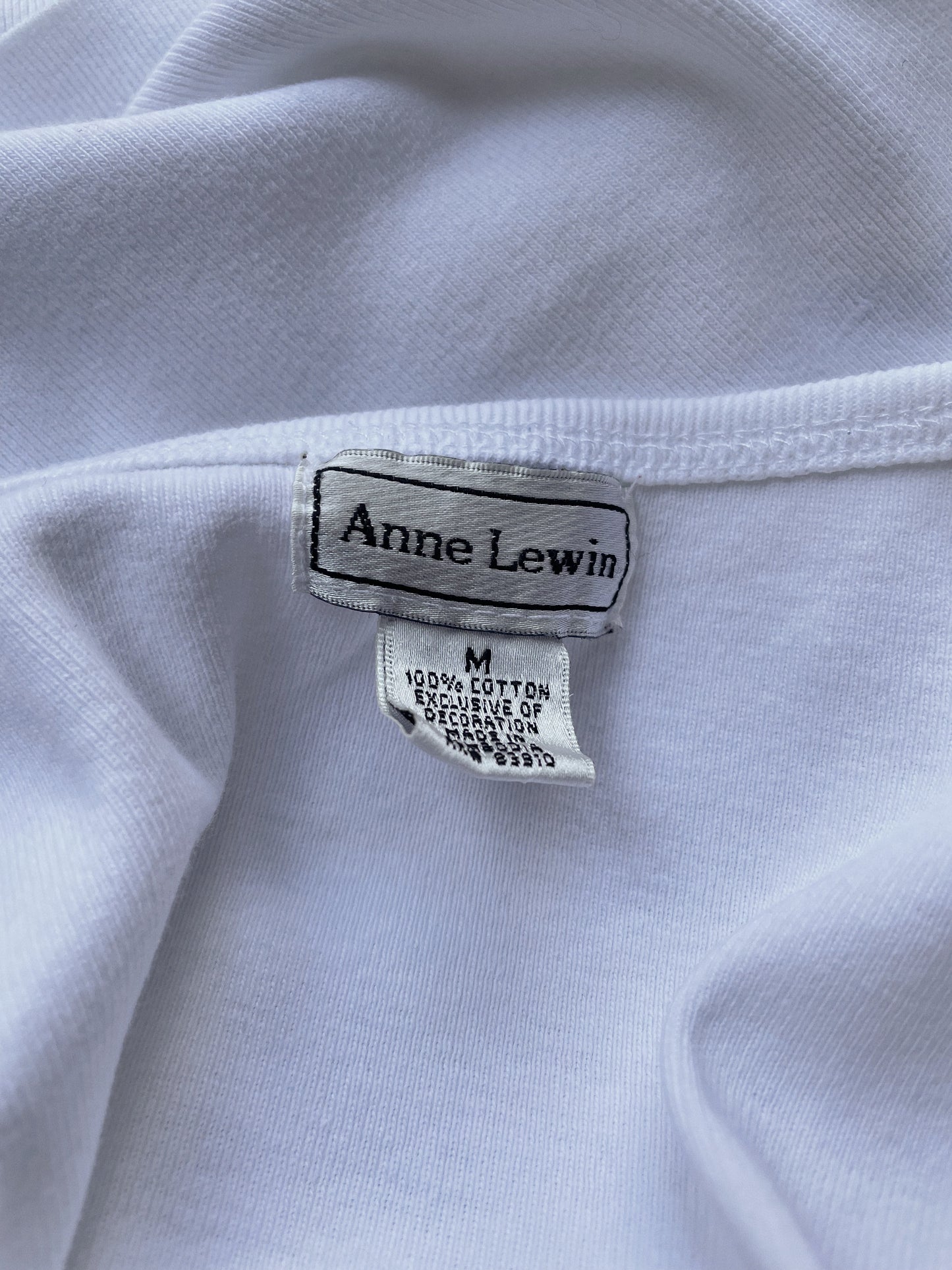 90s Applique White Tank