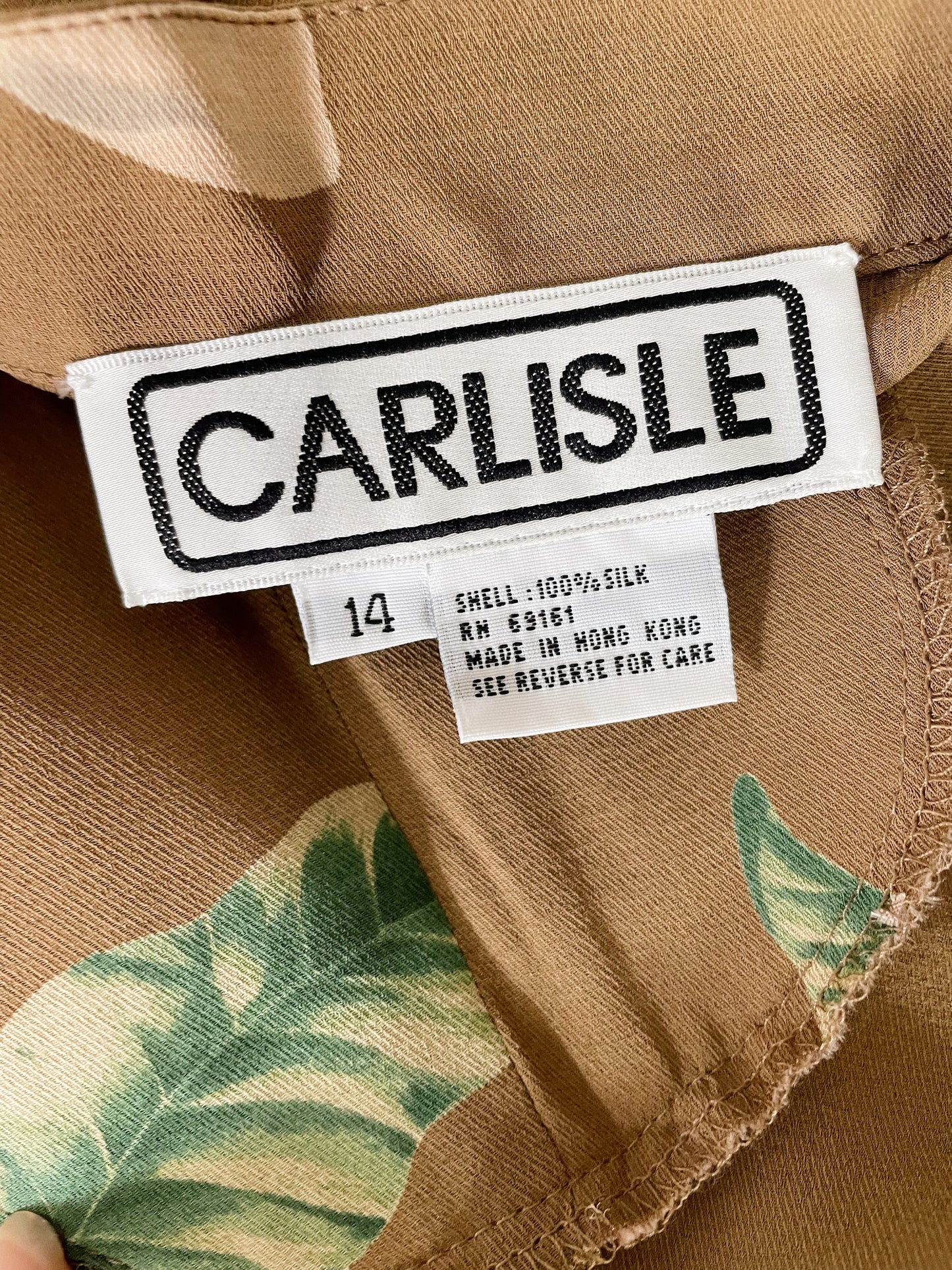Gardenia Silk Mandarin Blouse