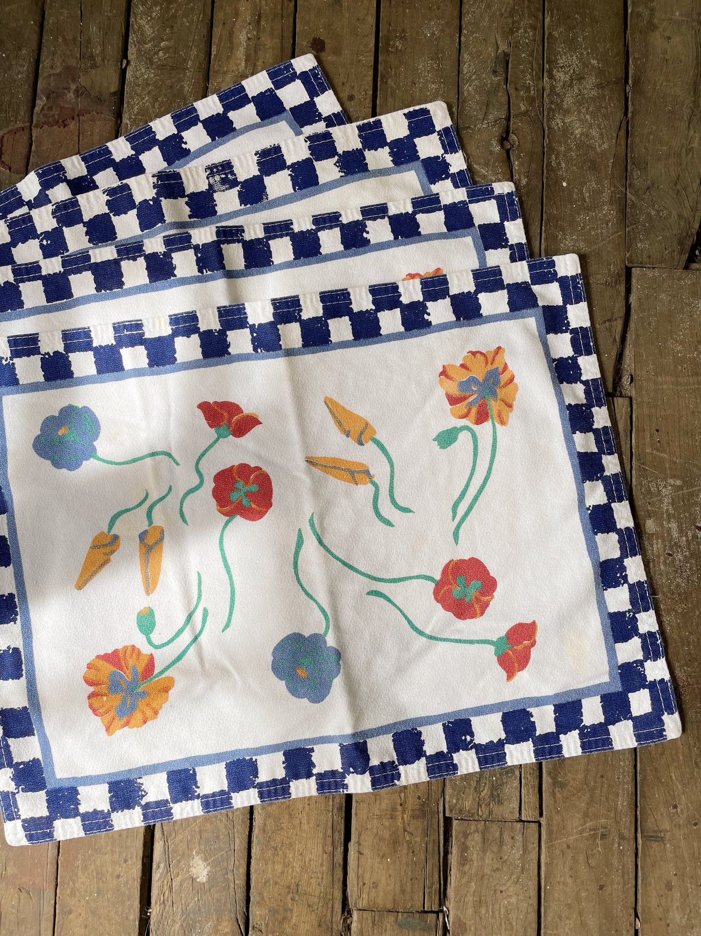 Summer Time Place Mats, Set of 4