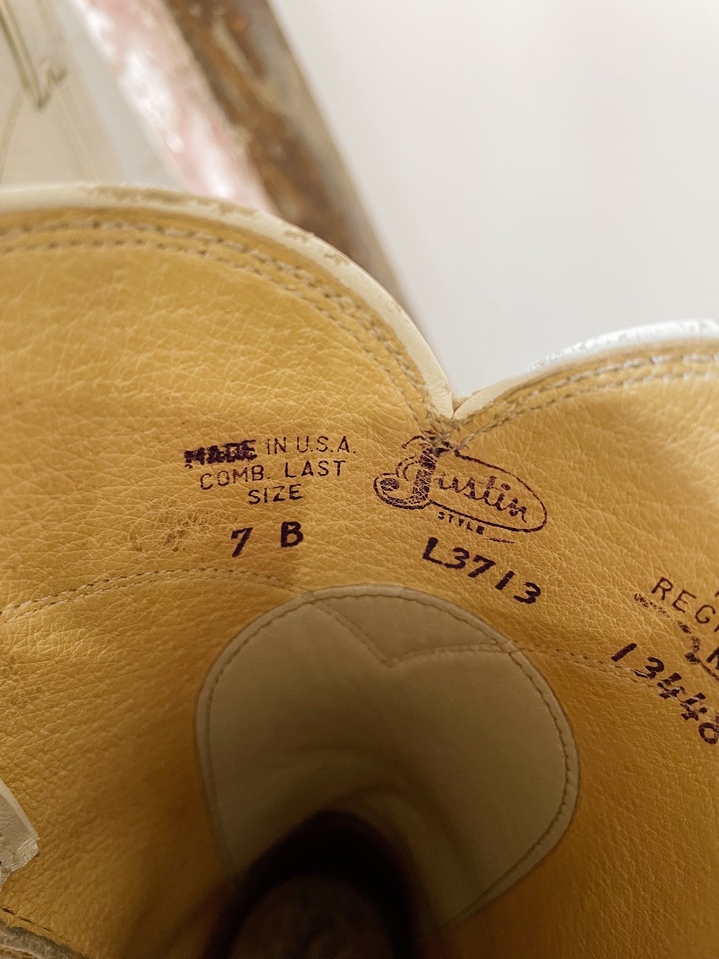 Pearl Leather Cowboy Boot