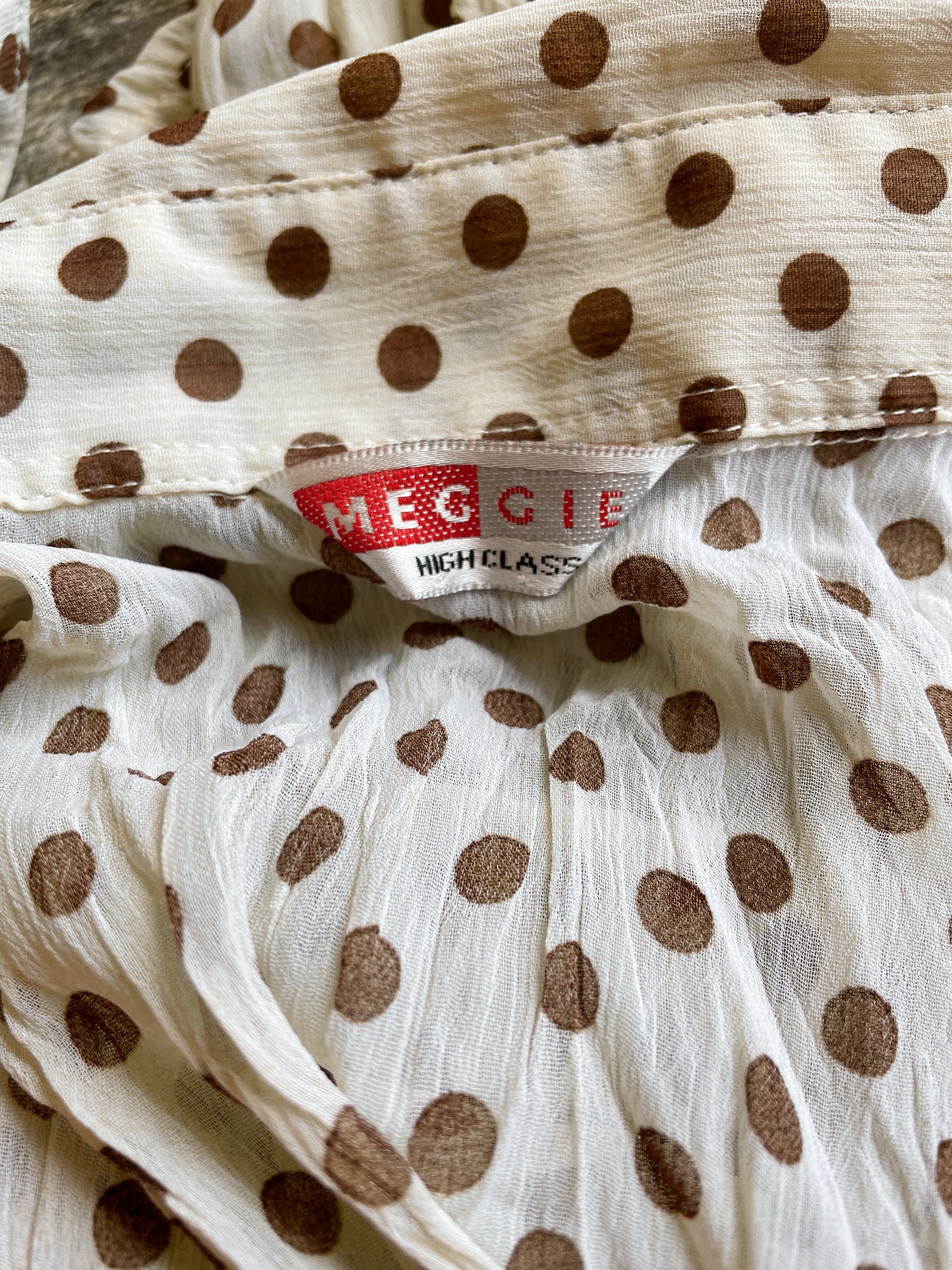 High Class Polka Blouse