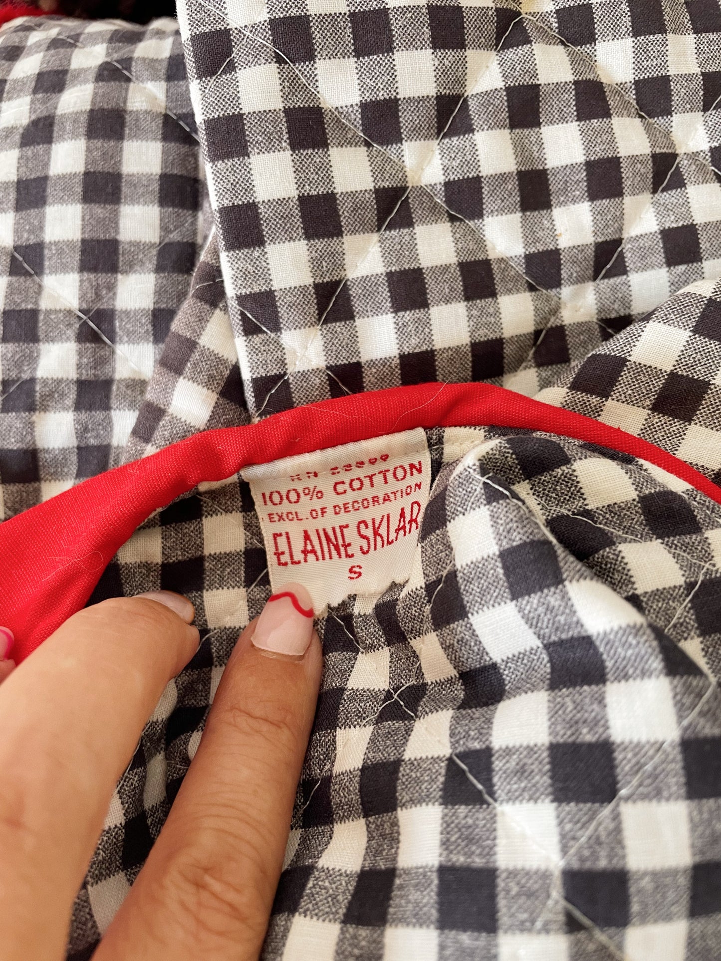 70s Quilted Day Coat