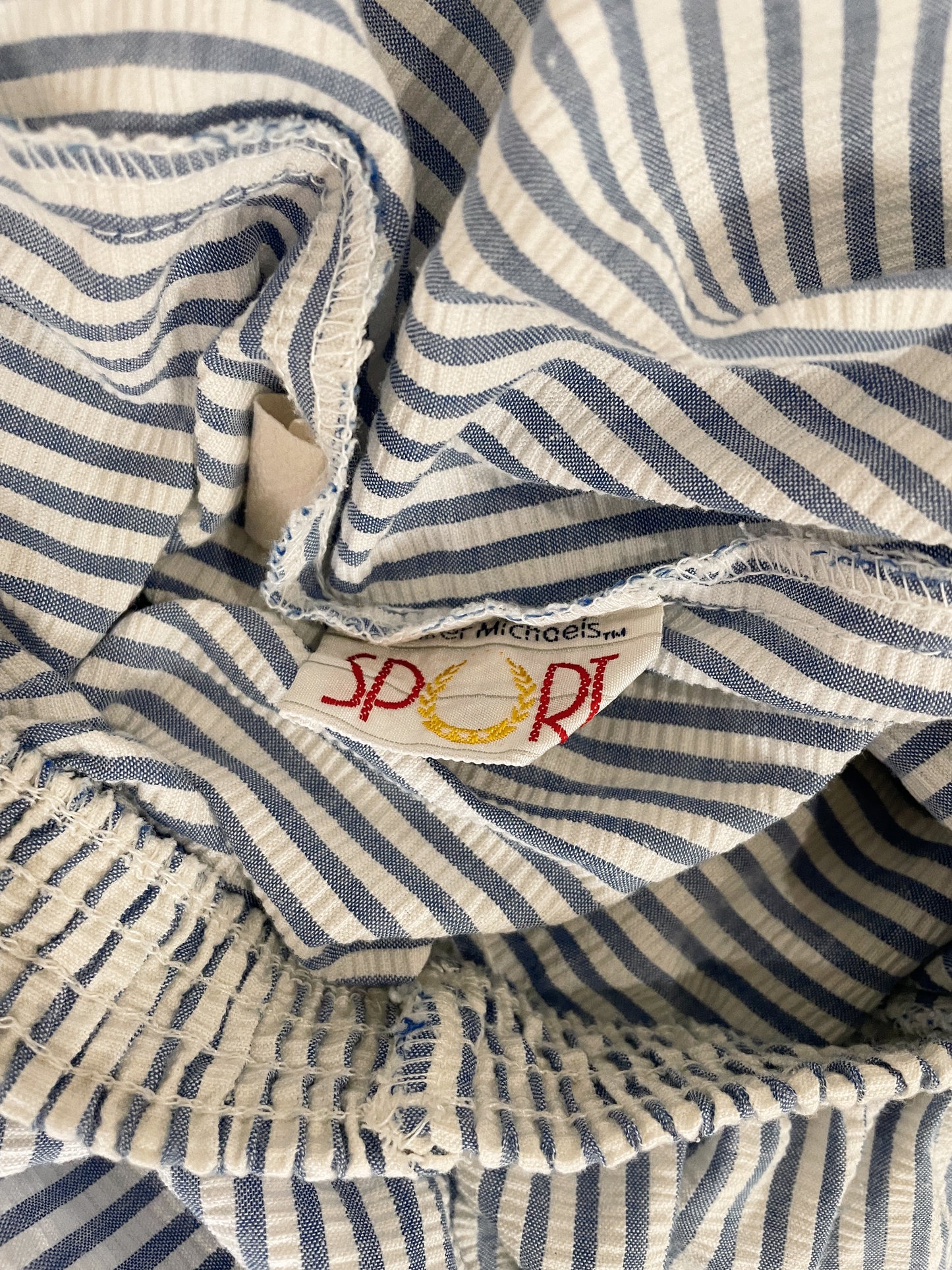 80s Seersucker Summer Pant