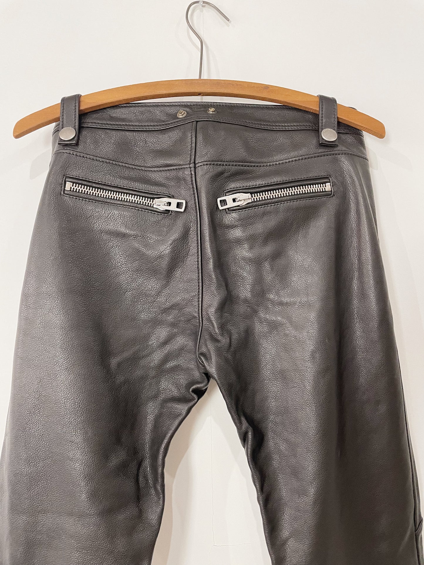 Leather Moto Pants