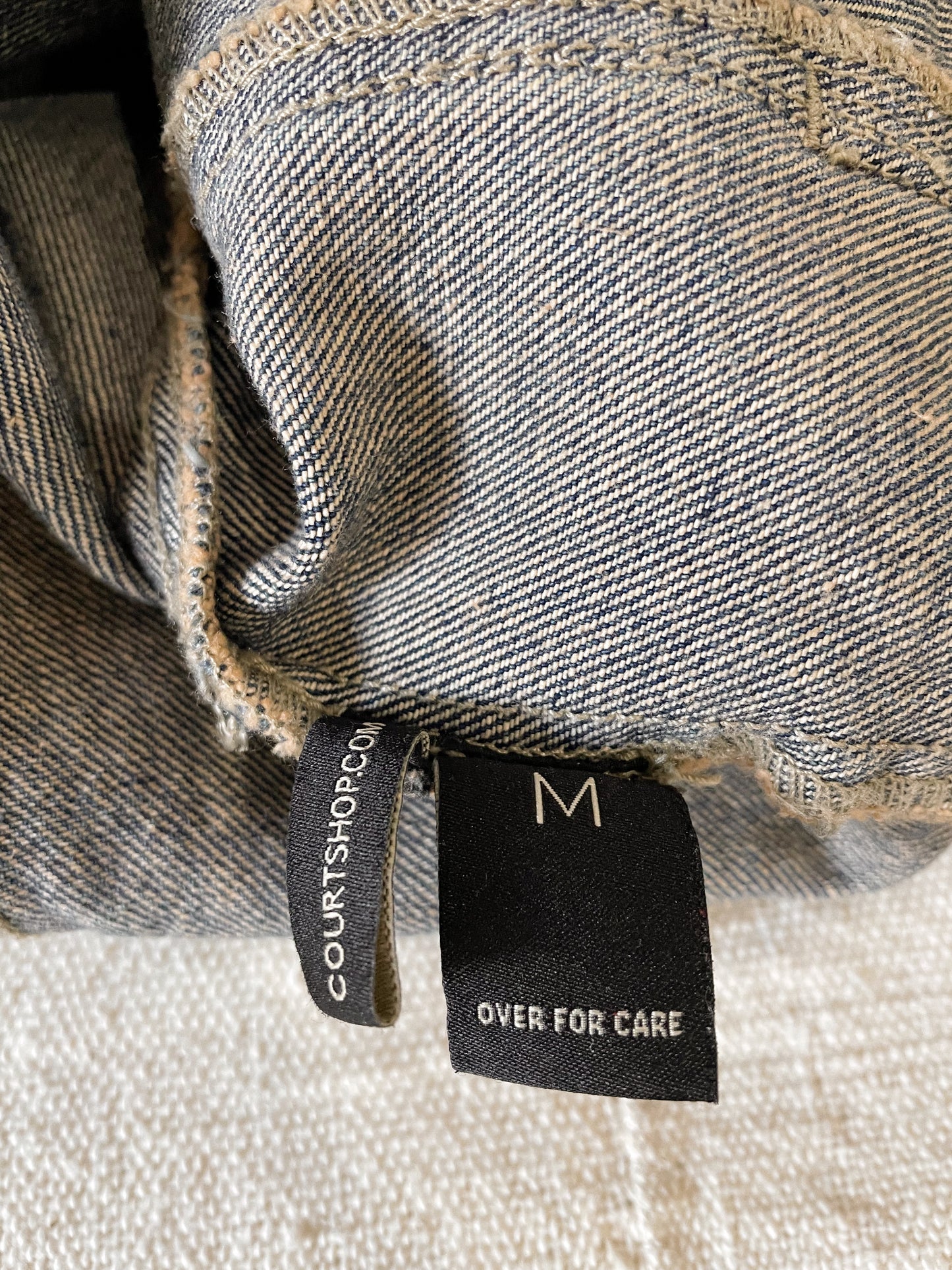 Oversize Distressed Denim Jacket