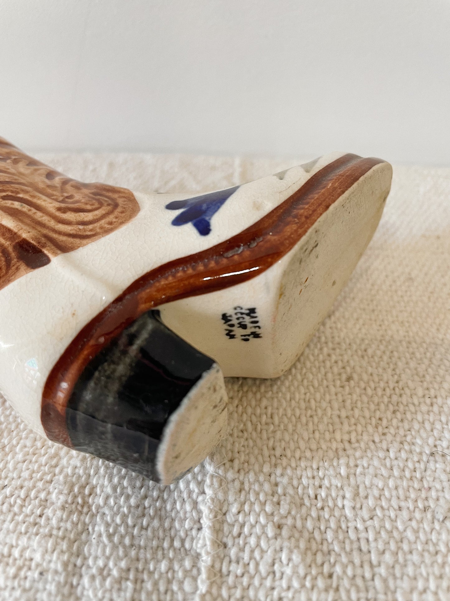 Ceramic Japanese Cowboy Boot Shot Glass