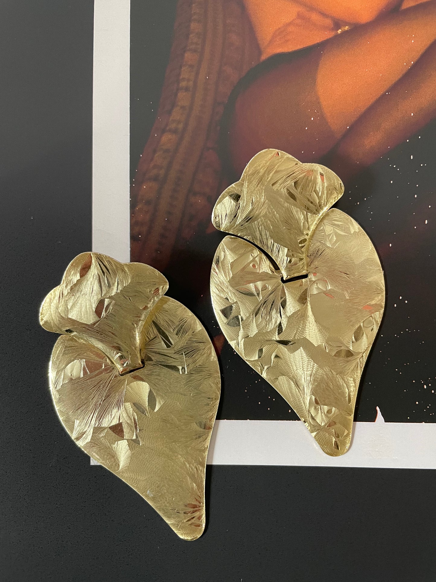 Gold La Fleur Earrings