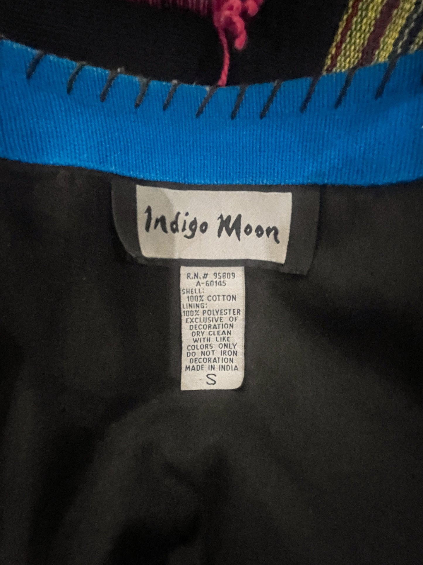 Indigo Moon 90s Folk Jacket