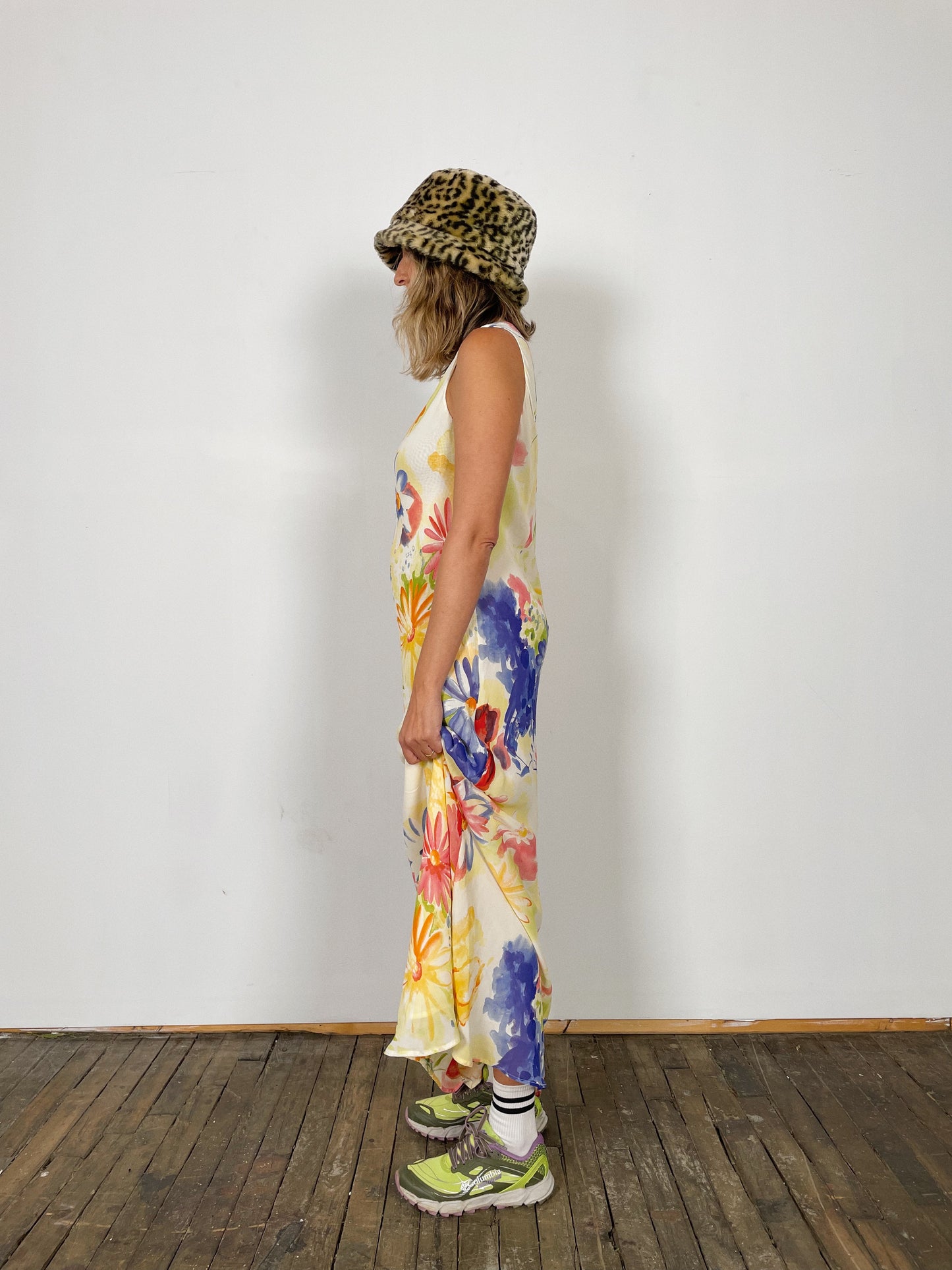 Watercolor Floral Maxi Dress