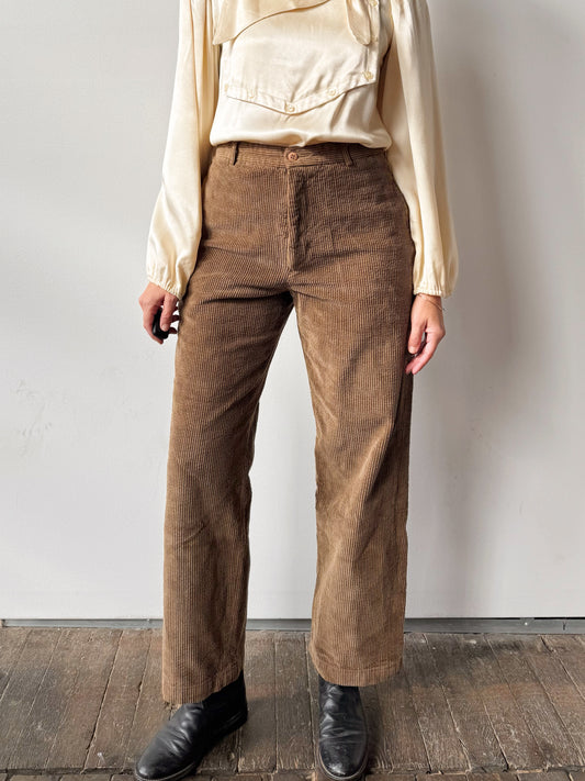 Vintage 70s Thick Corduroy Pant Trouser (28")