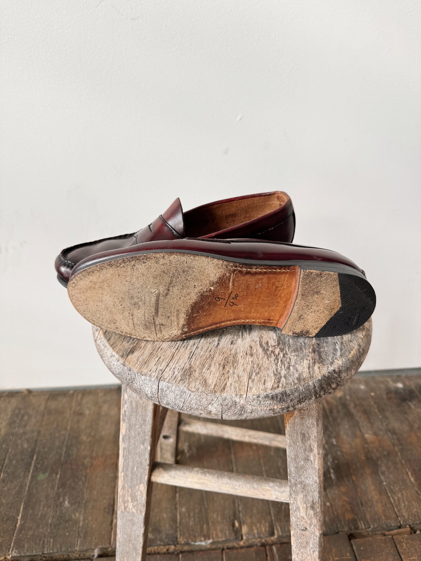 GH Bass & Co. Weejuns Penny Loafer in Burgandy (Mens 9)