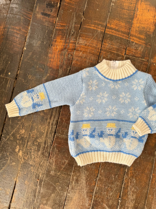 80s Snowman Sweater (2T)